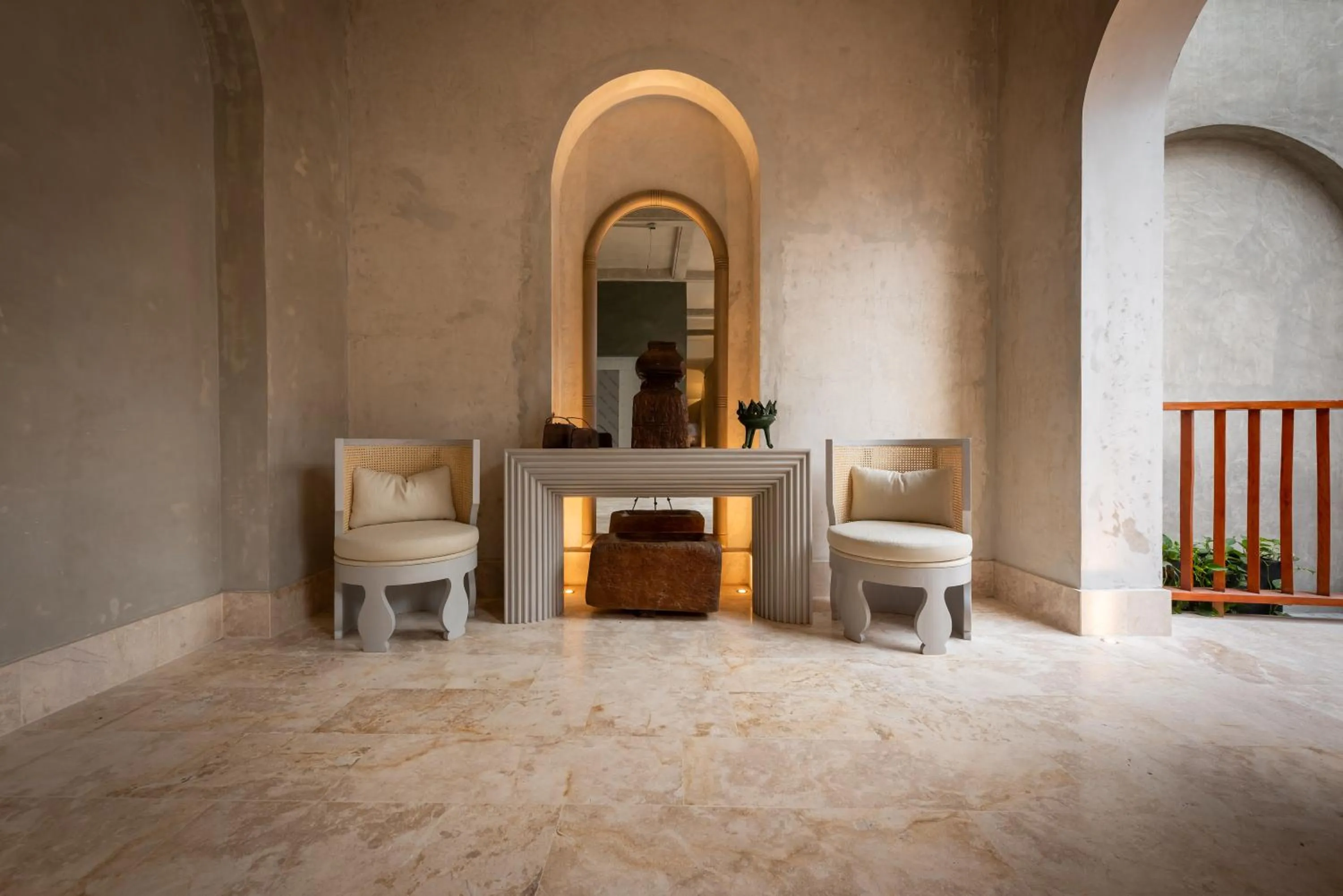 Seating area in Cinco Quintas Hotel Boutique