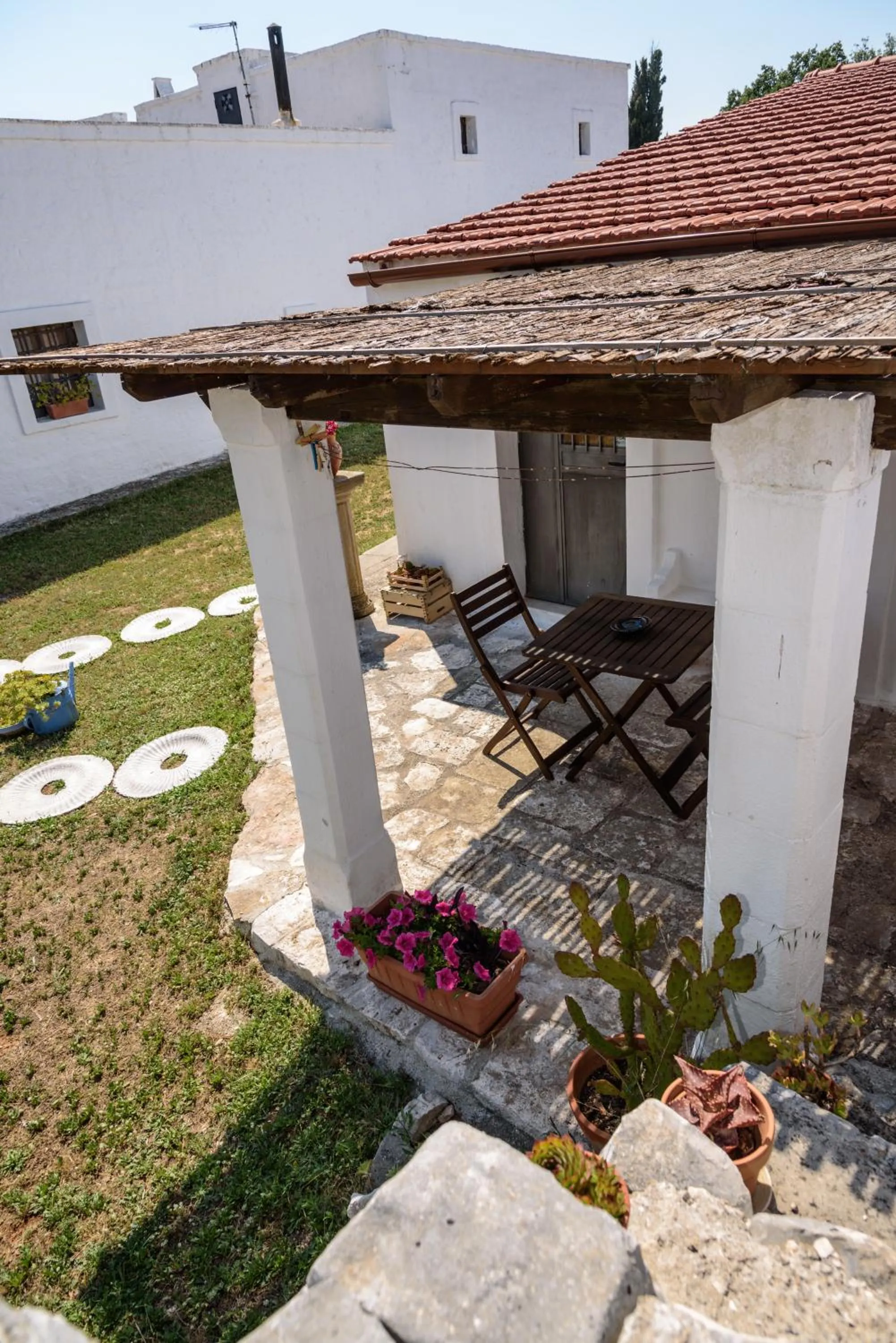 Garden view in B&b Cinque Stalle