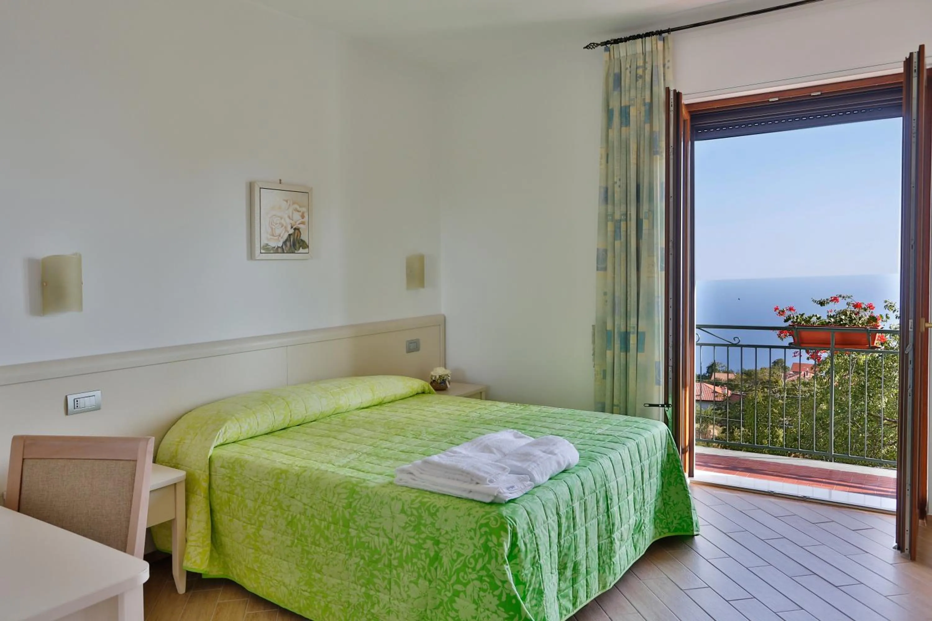 Balcony/Terrace, Bed in BB Santalucia