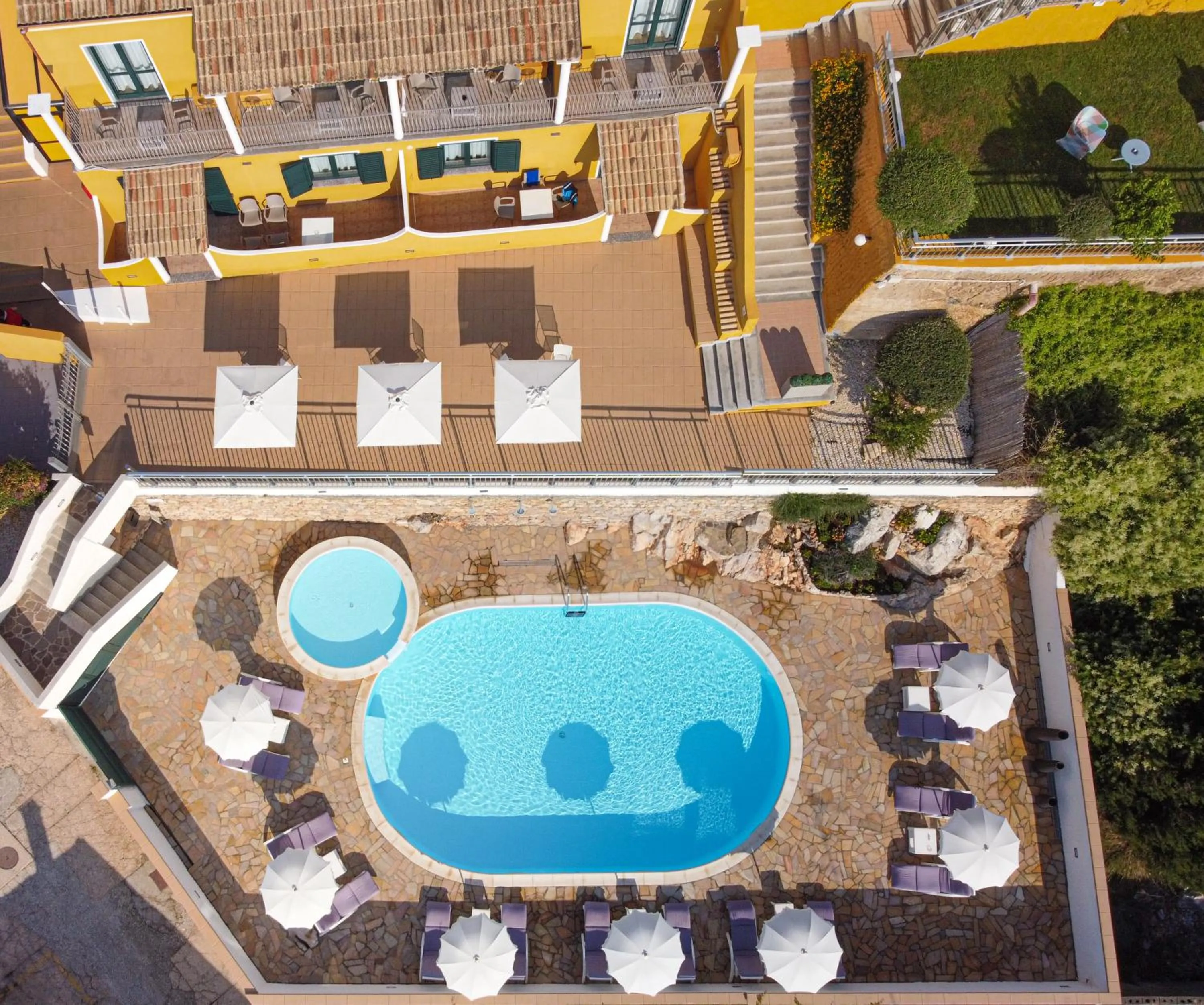 Bird's eye view in Lu' Hotel Maladroxia
