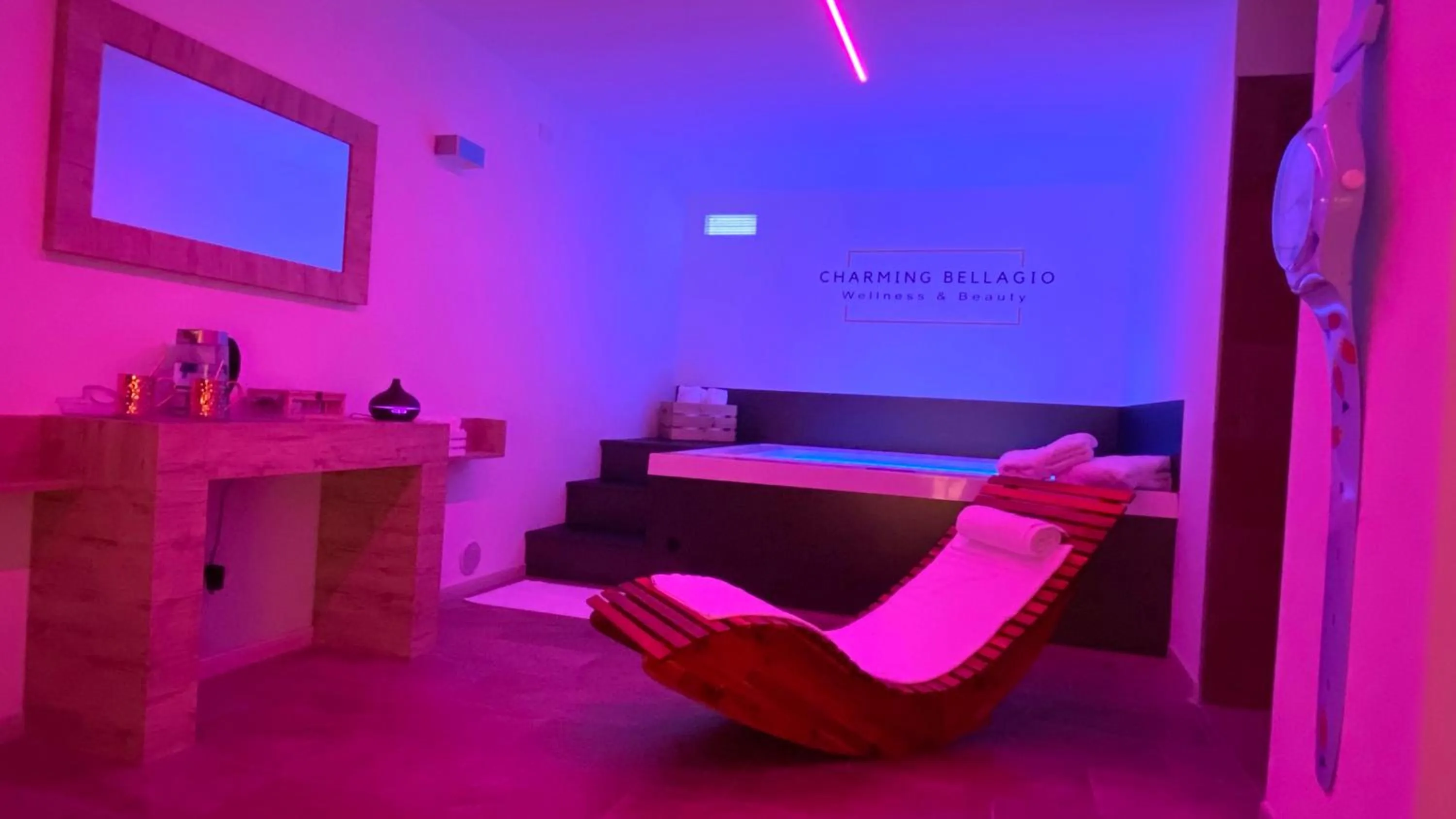 Bed in Charming Bellagio Boutique Hotel