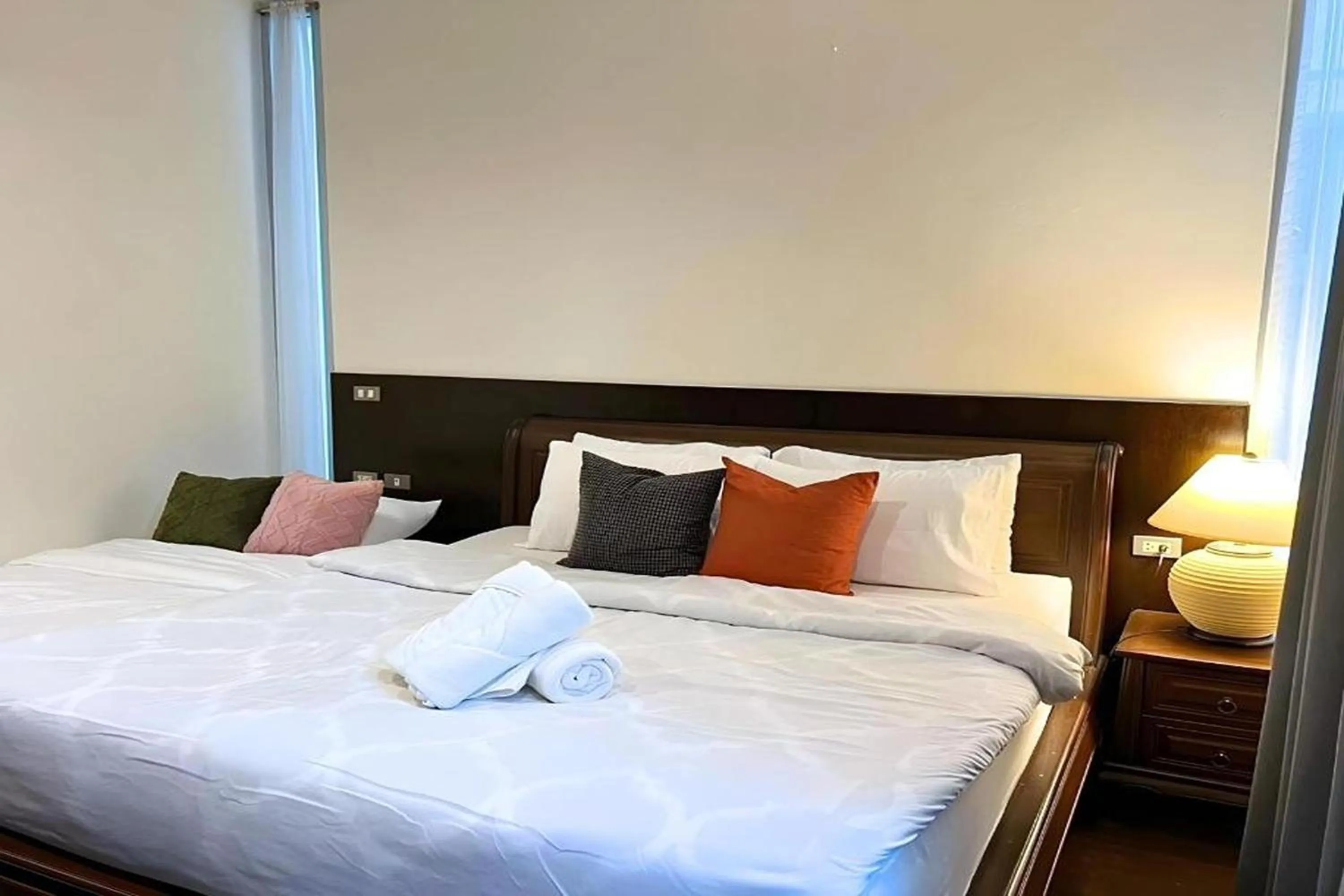 Bedroom, Bed in BM Pool Villa Pattaya