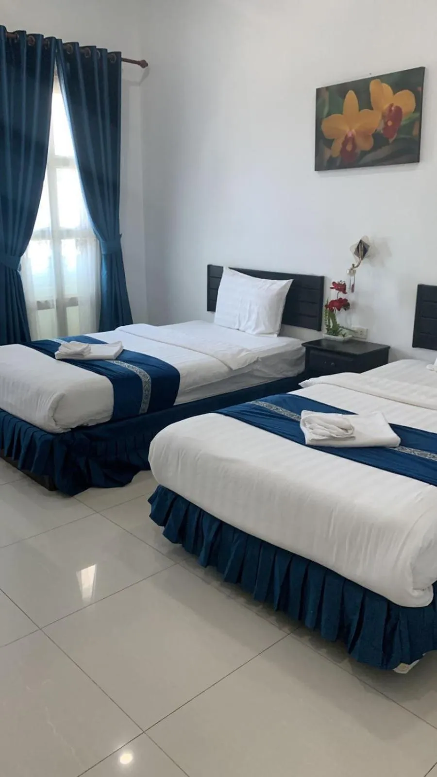 Bed in SUBINH HOTEL AND RESTAURANT