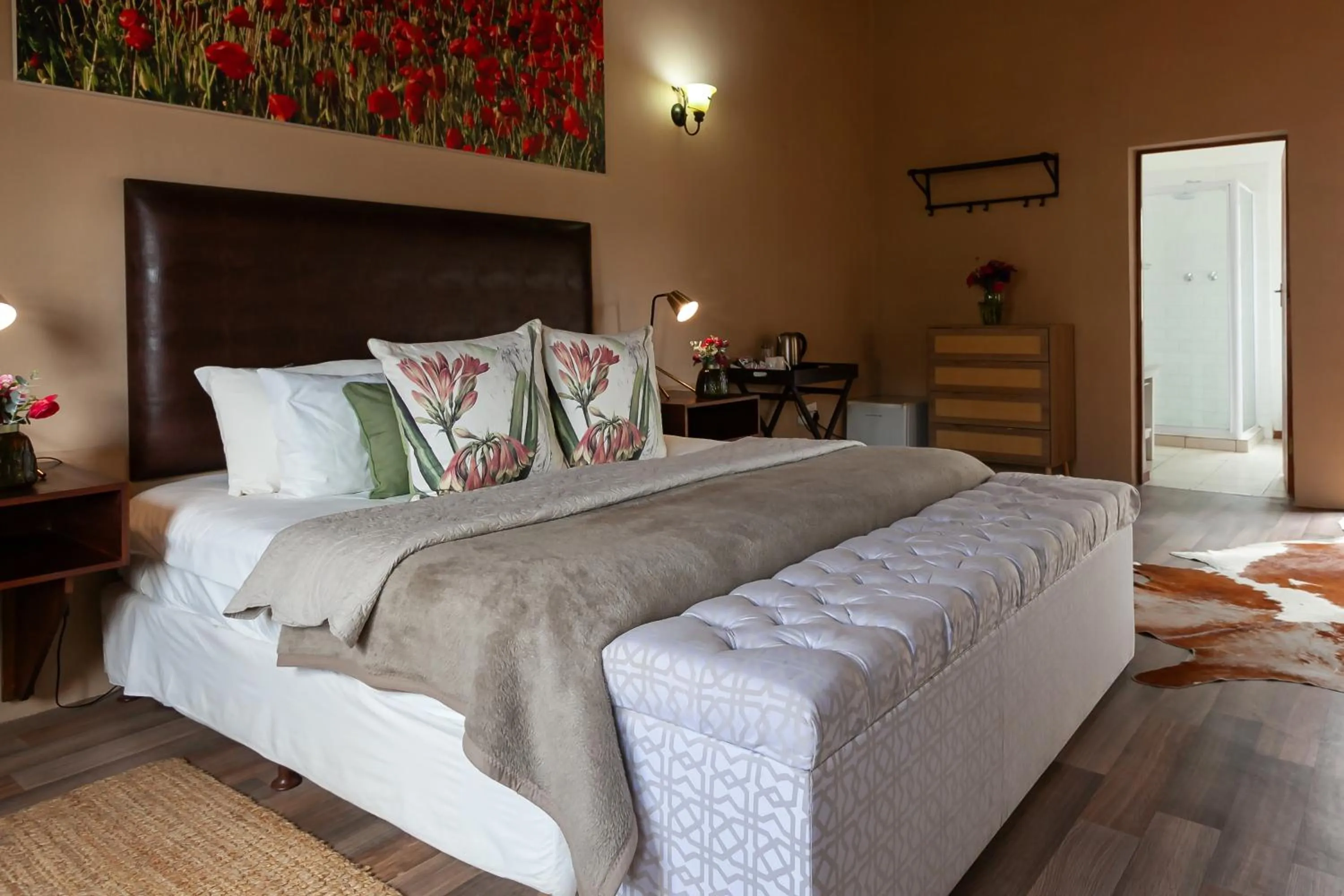Bed in Leipzig Country House & Winery