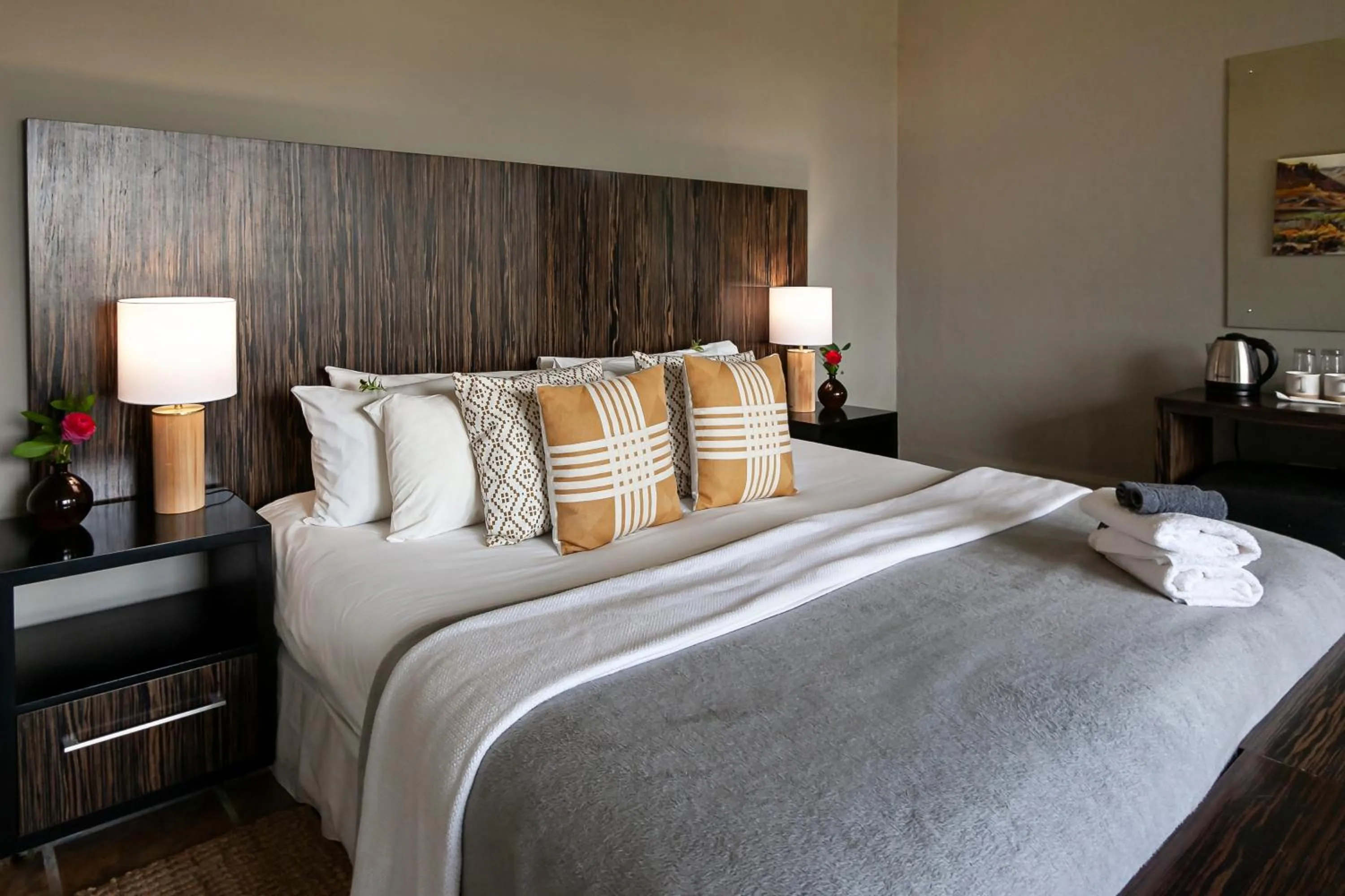 Bed in Leipzig Country House & Winery