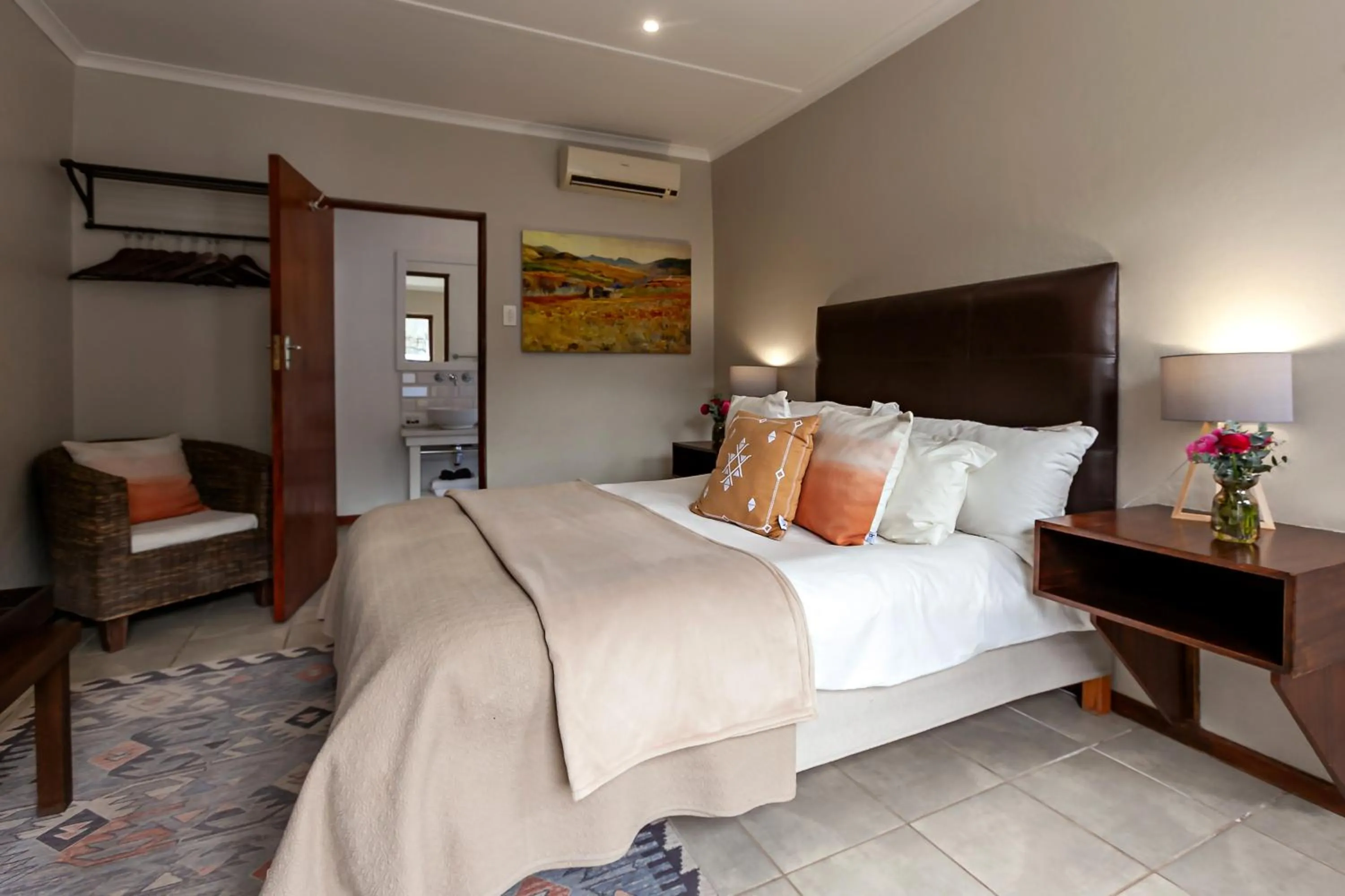 Bedroom, Bed in Leipzig Country House & Winery