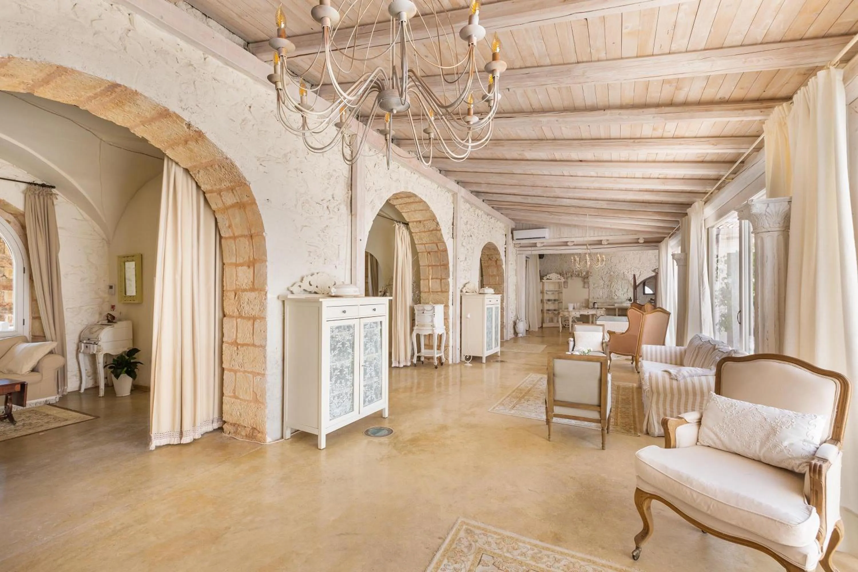 Living room in Masseria Cucuruzza Boutique Hotel