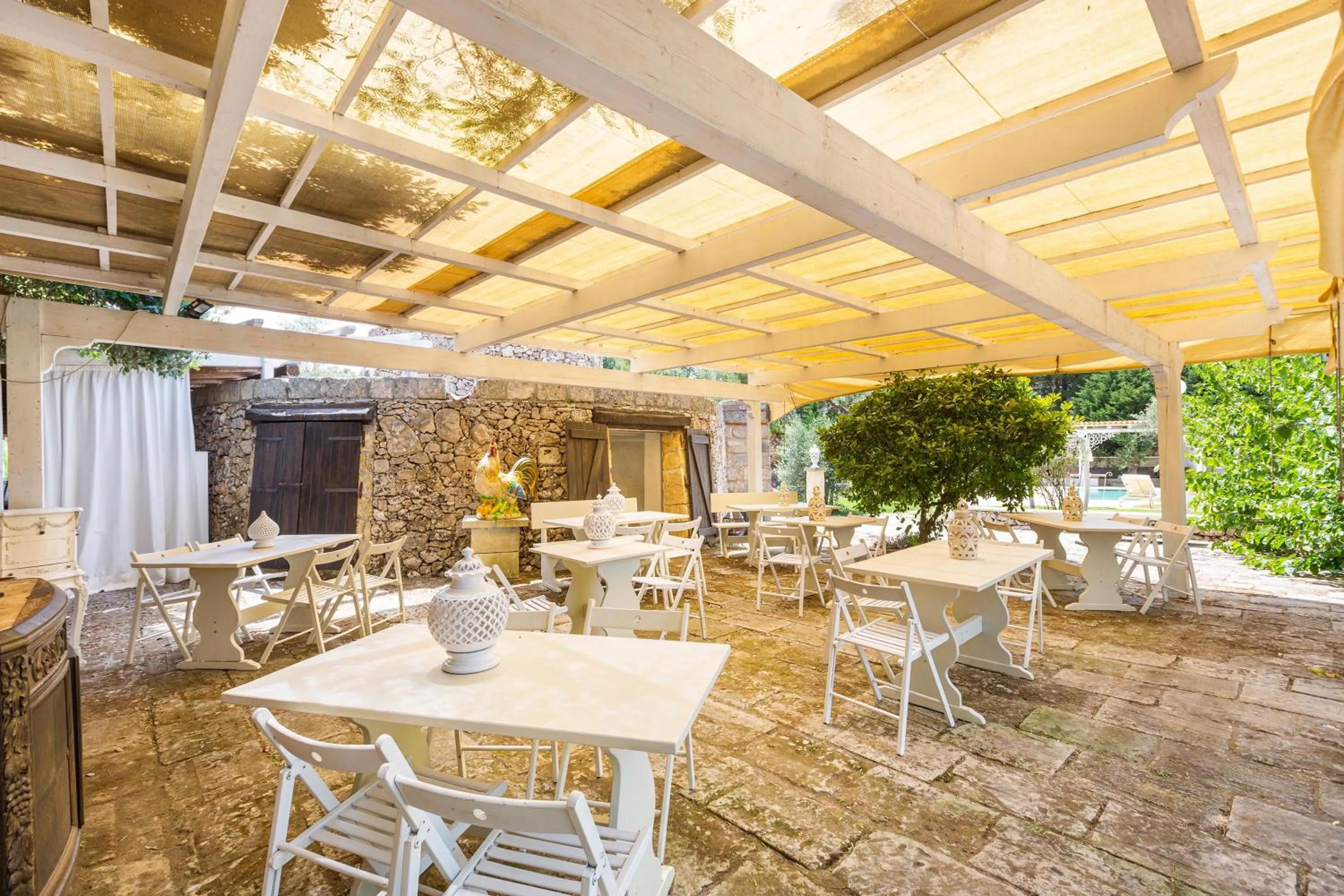 Patio in Masseria Cucuruzza Boutique Hotel