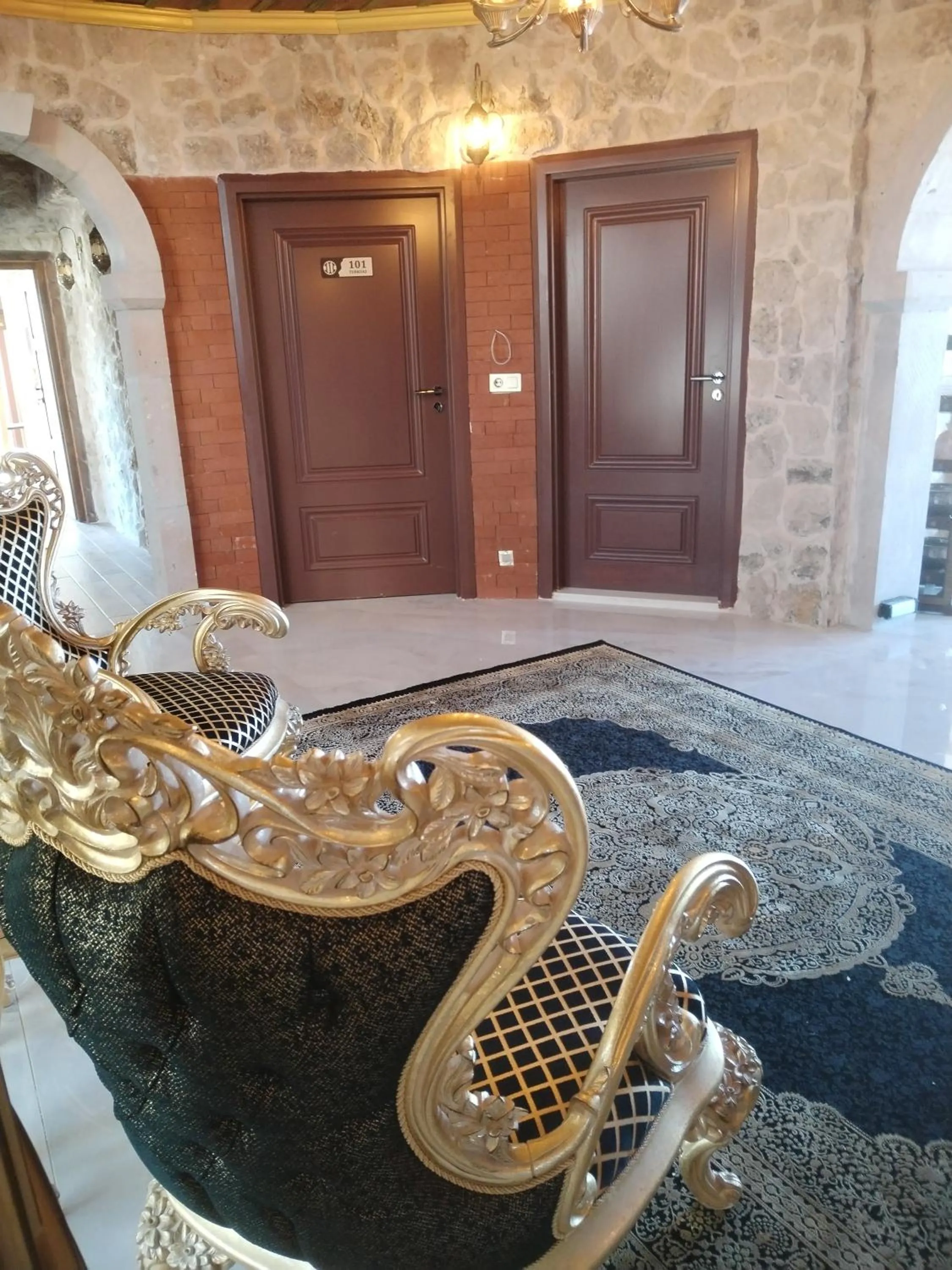 Lobby or reception in İncebey Konak Cappadocia