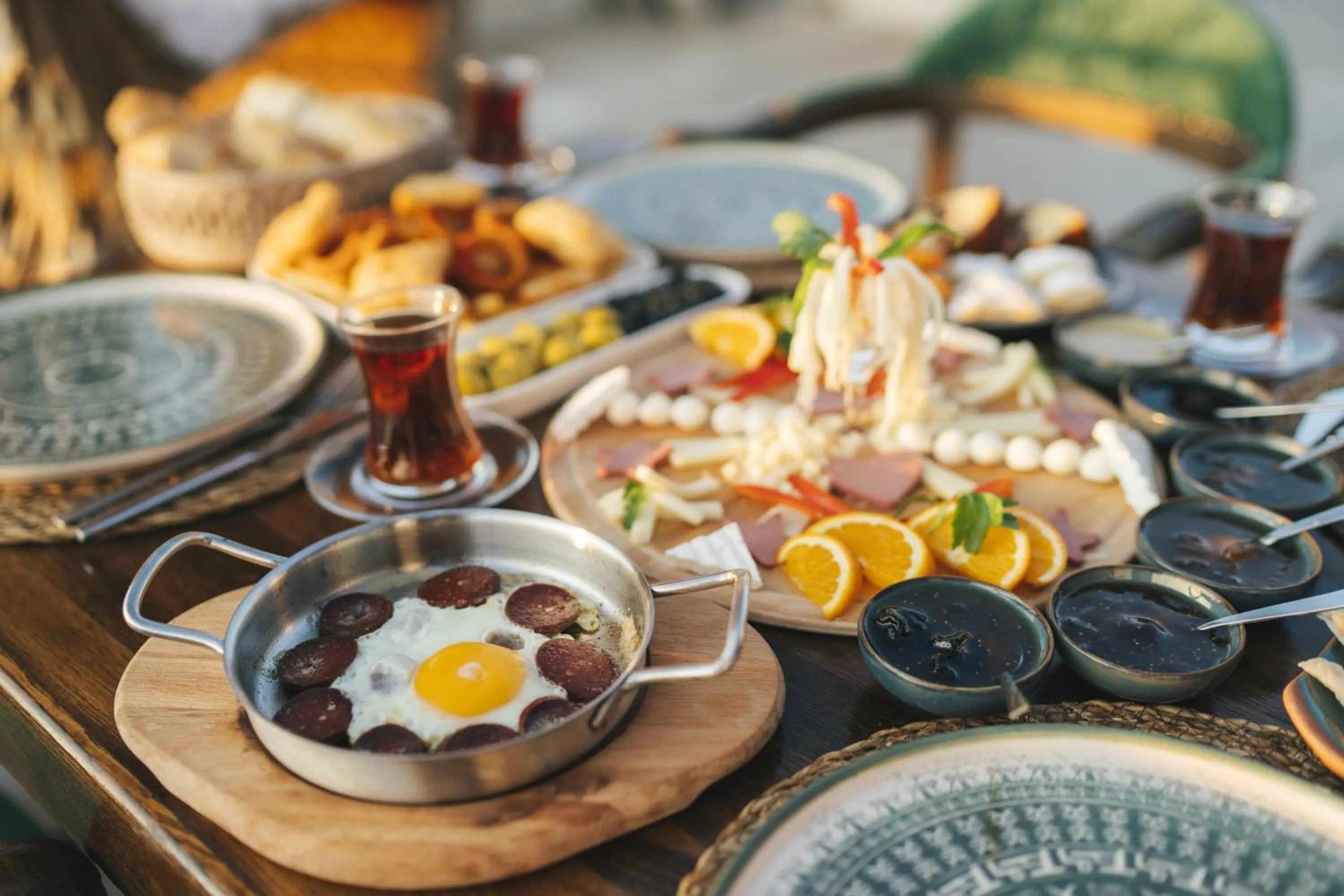 Food and drinks in İncebey Konak Cappadocia