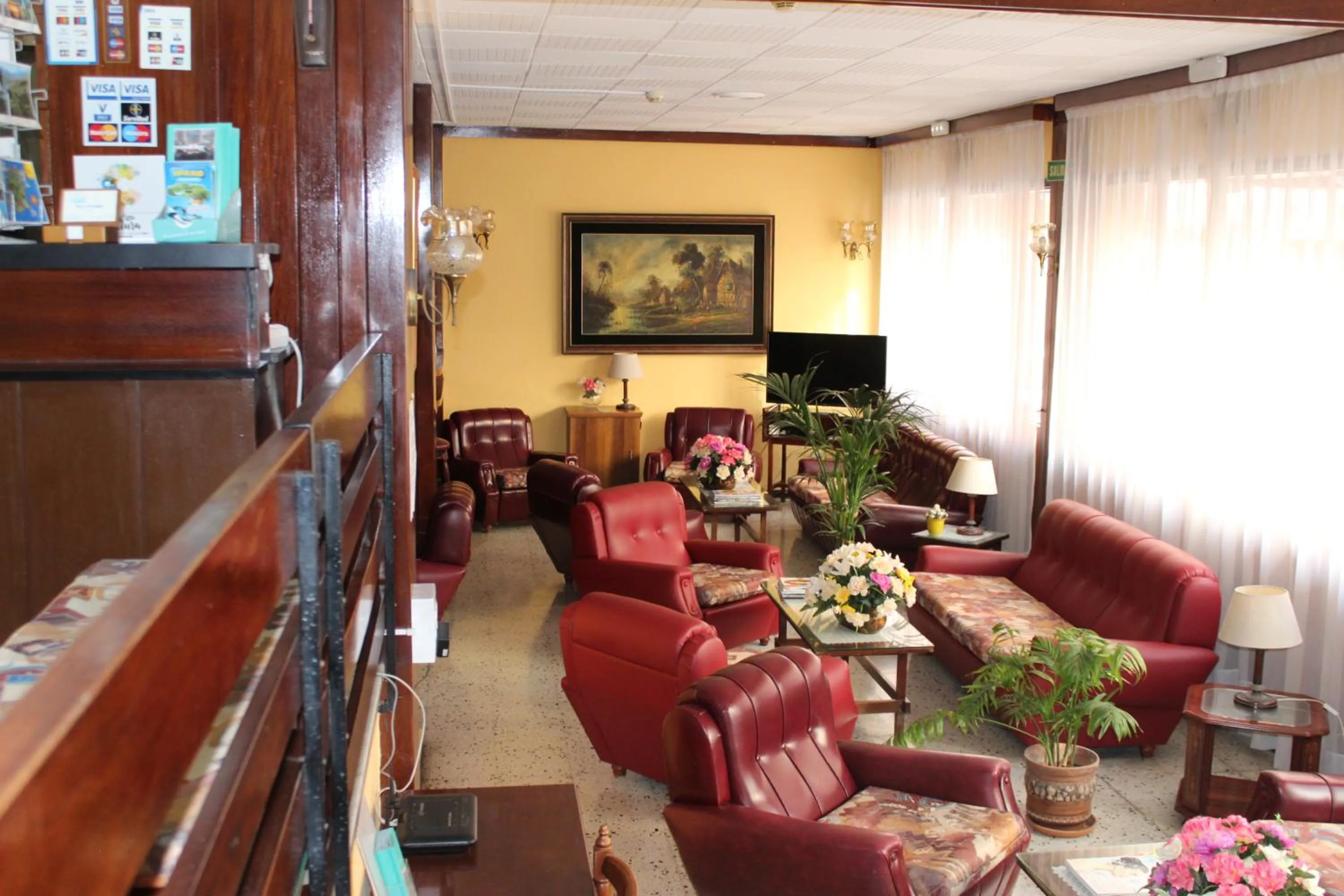 Lobby or reception in Hotel Olympia