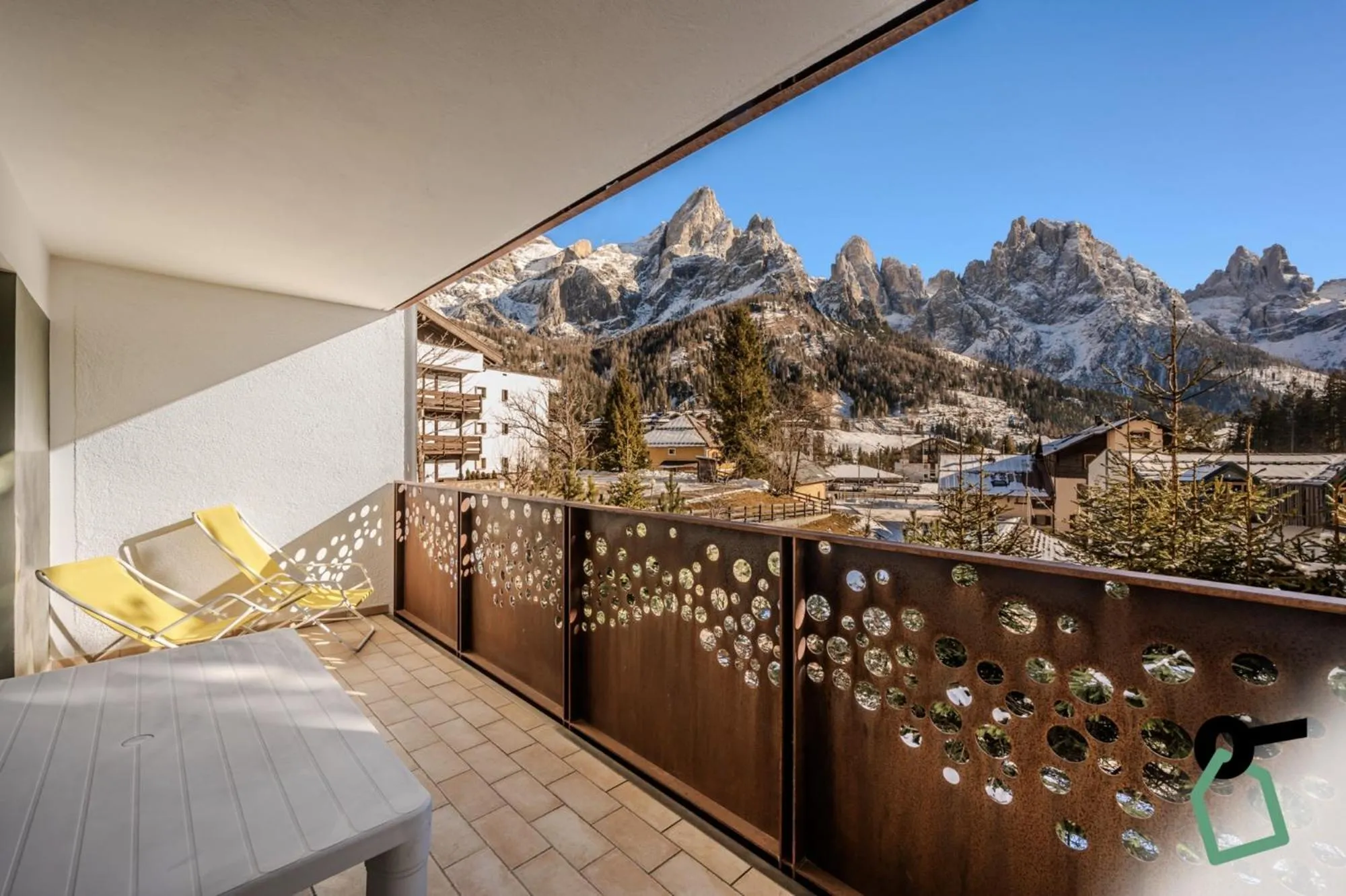 Balcony/Terrace in HOTIDAY Apartment Collection - San Martino