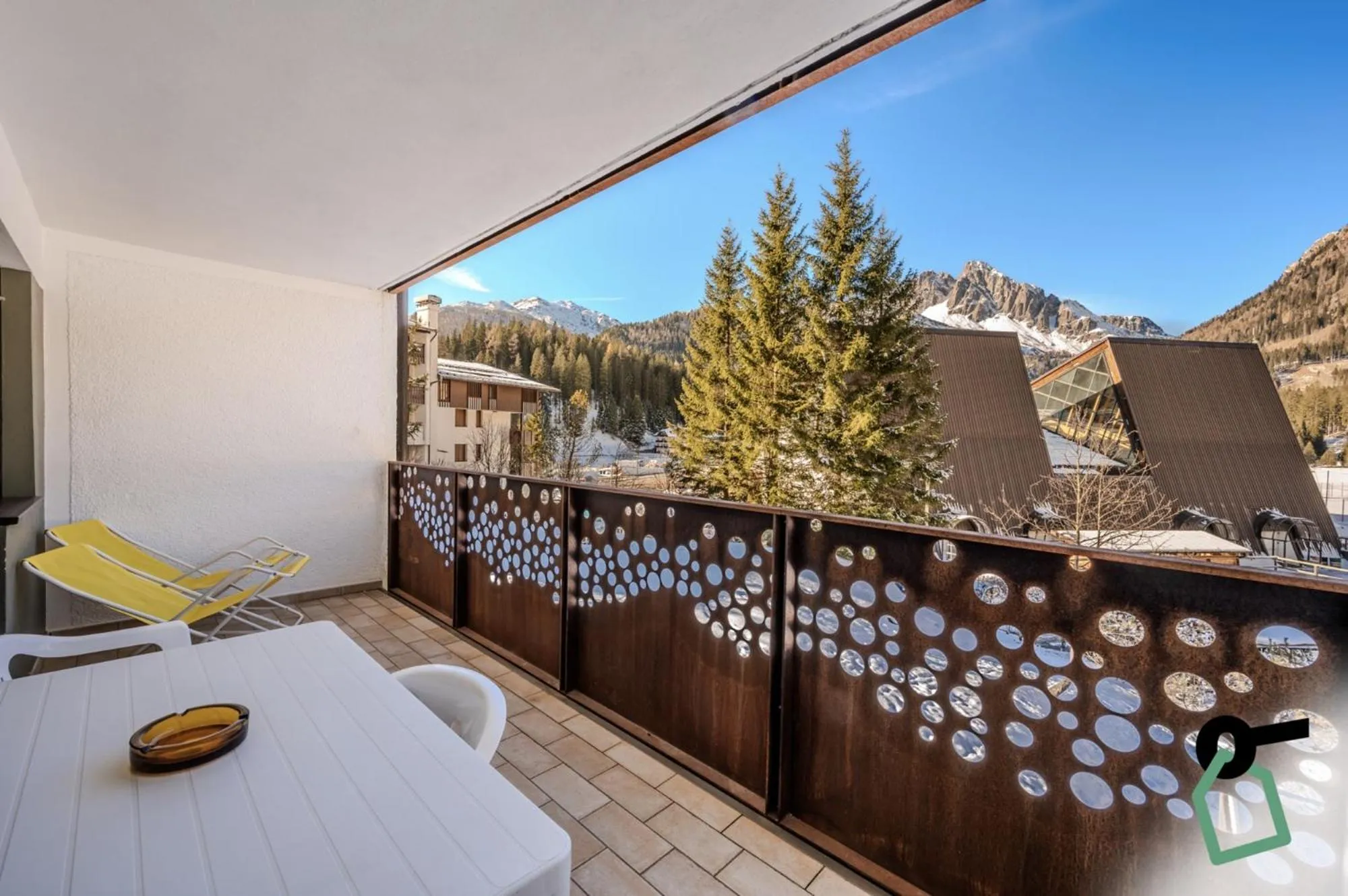 Balcony/Terrace in HOTIDAY Apartment Collection - San Martino