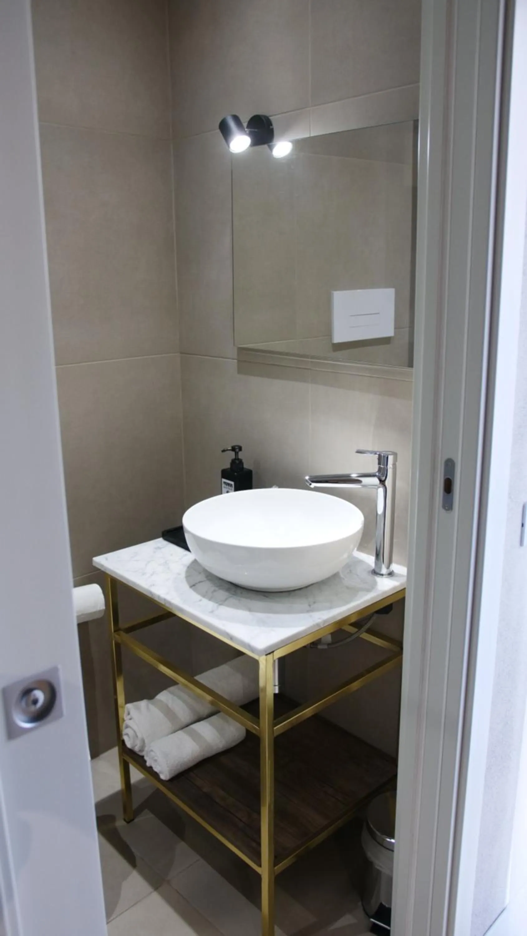 Bathroom in Hotel Battisti 31