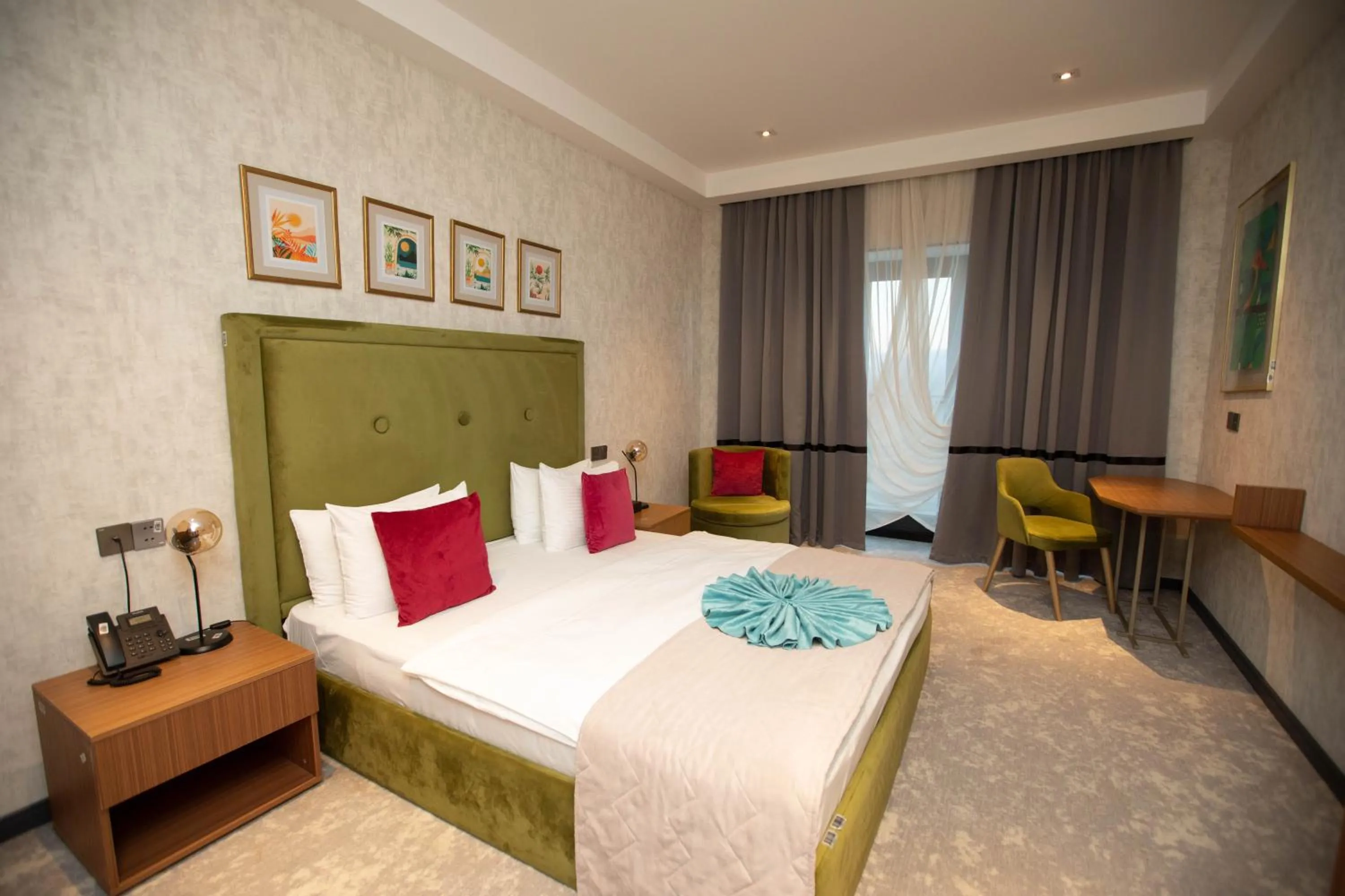 Bed in Arena Grand Hotel