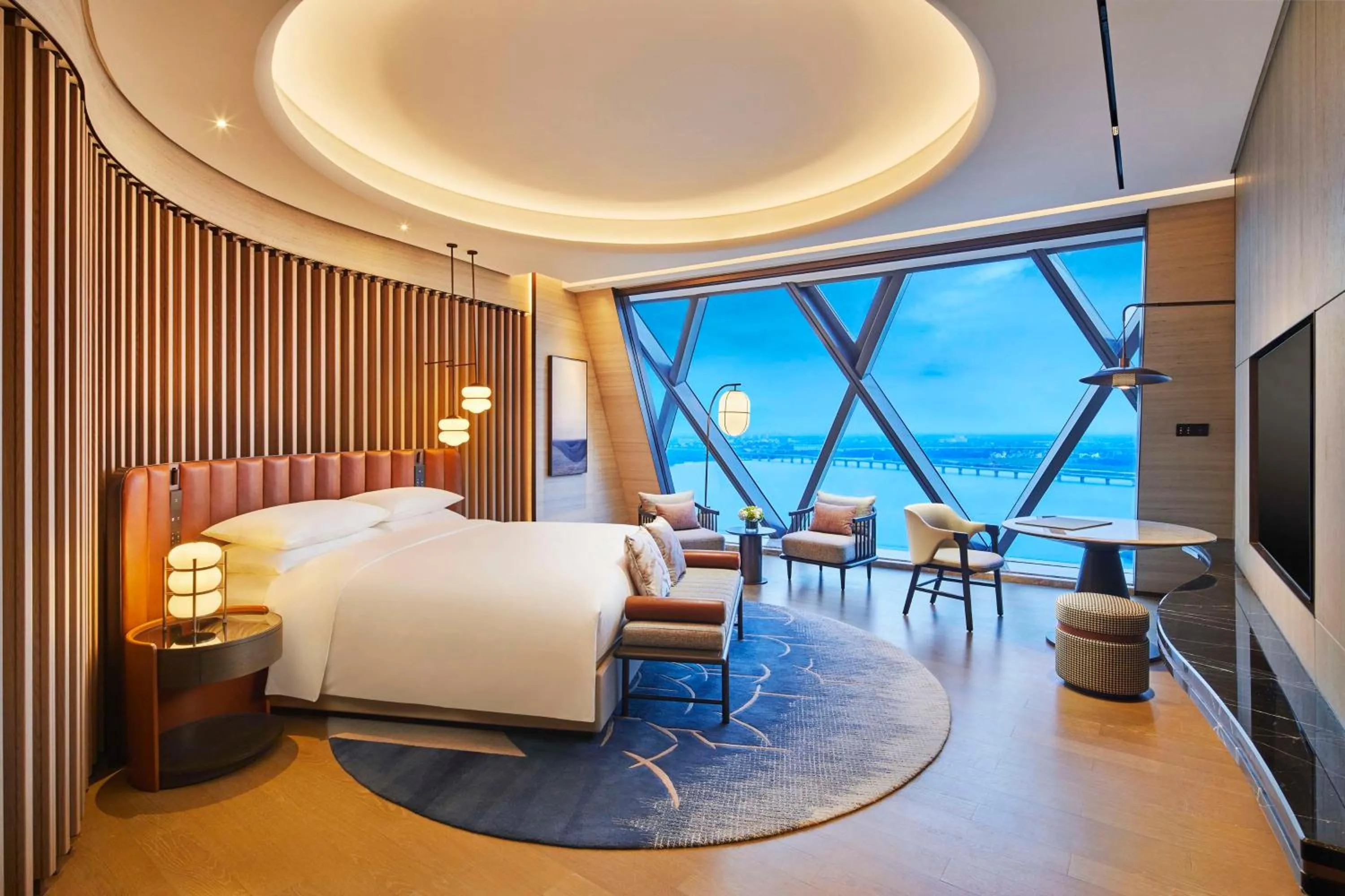 Bed in Hilton Huzhou Nanxun