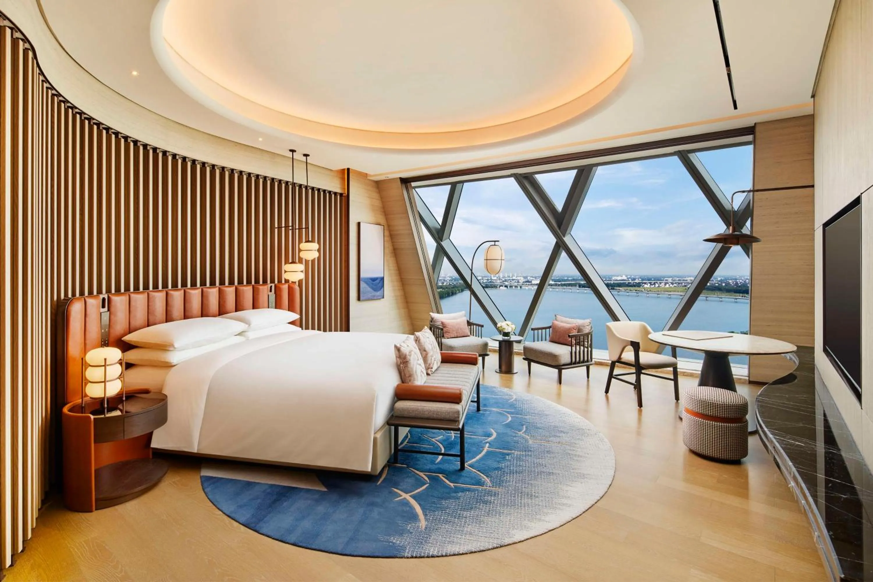Bed in Hilton Huzhou Nanxun