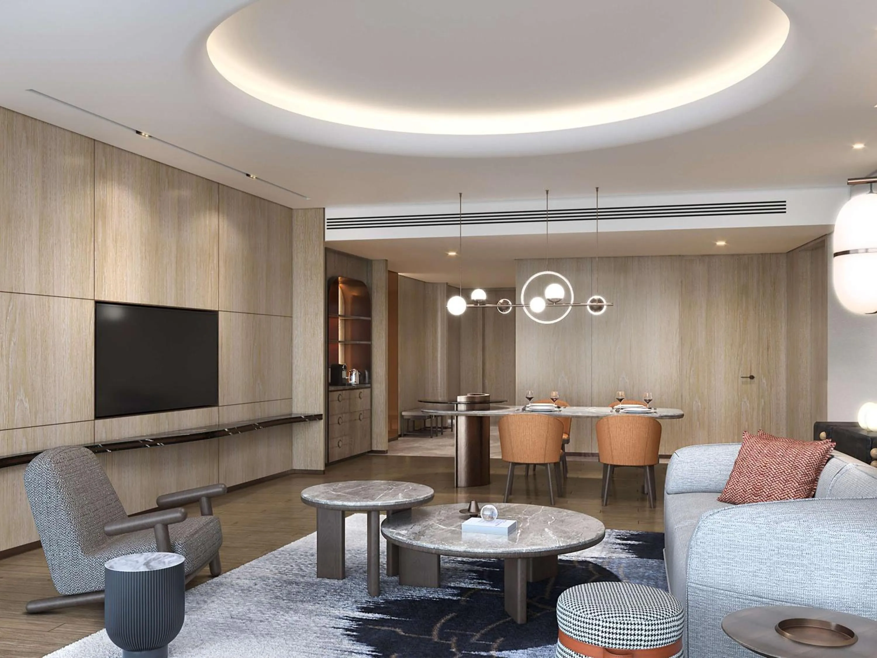 Living room in Hilton Huzhou Nanxun