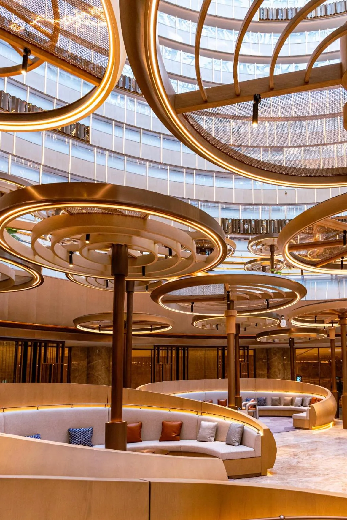 Seating area in Hilton Huzhou Nanxun