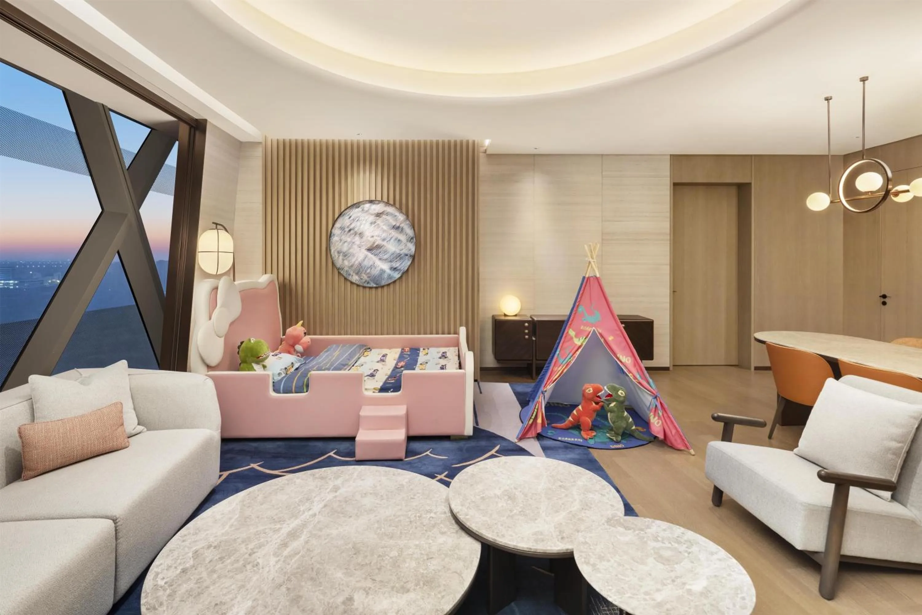 Living room in Hilton Huzhou Nanxun