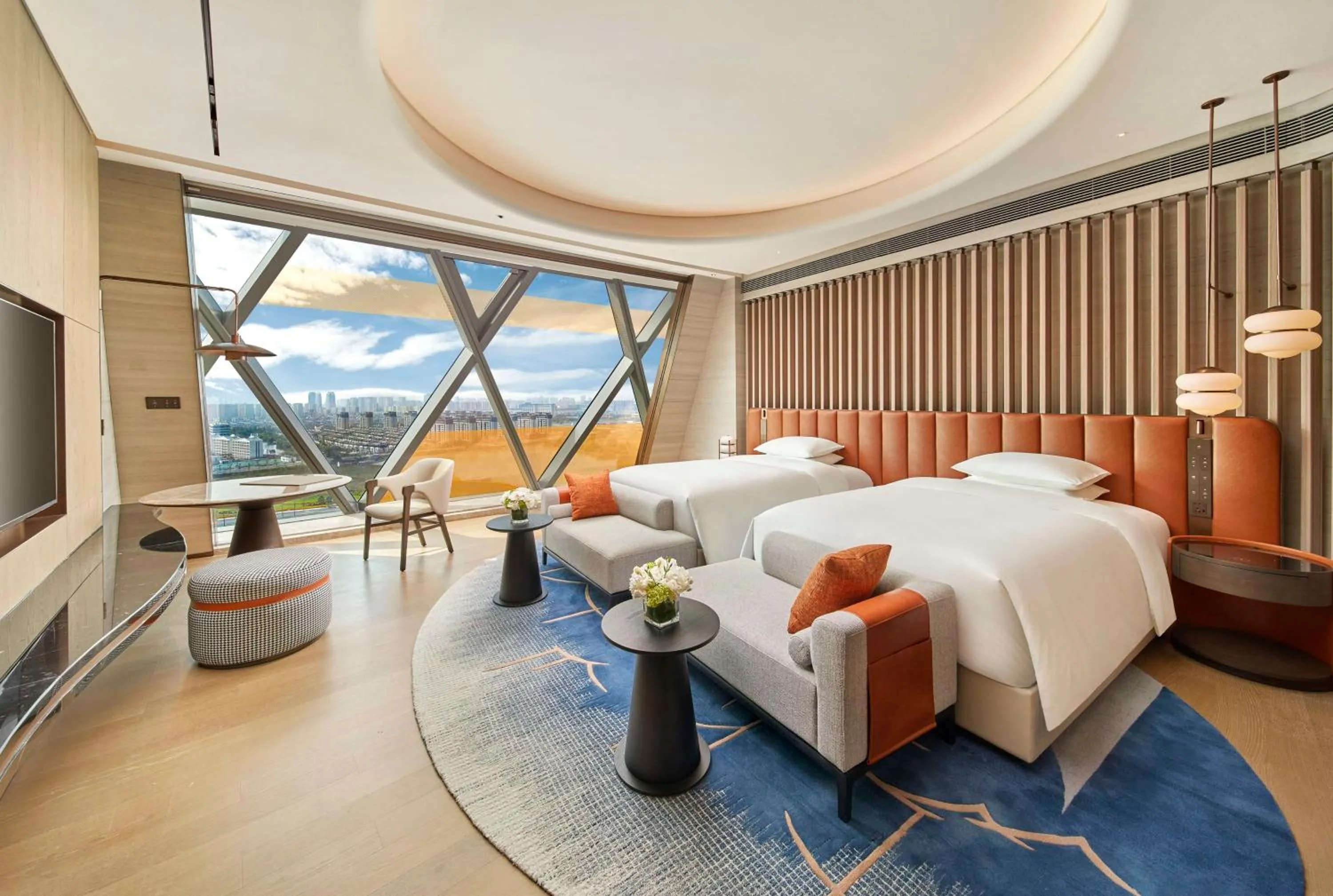 Bed in Hilton Huzhou Nanxun