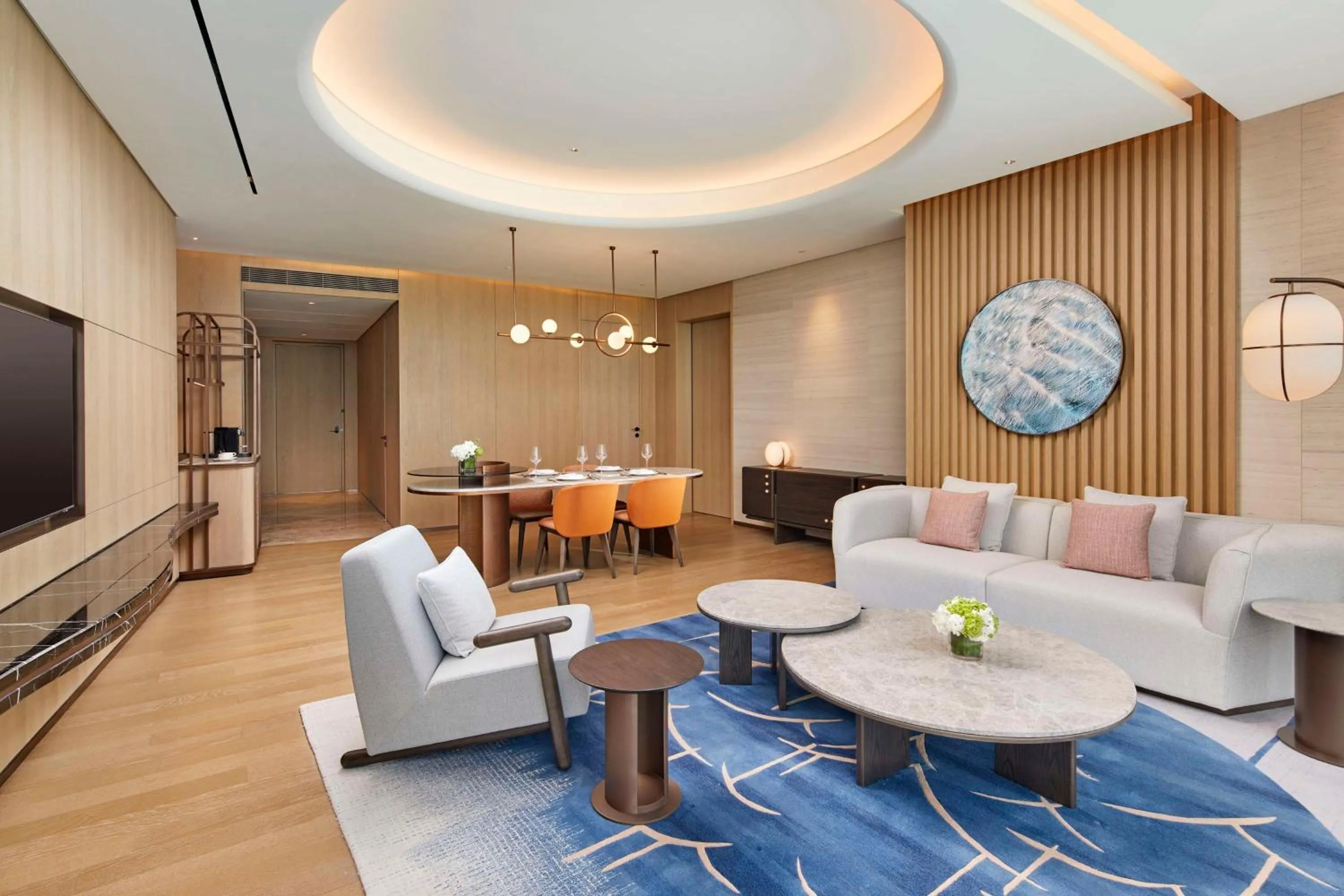 Living room in Hilton Huzhou Nanxun