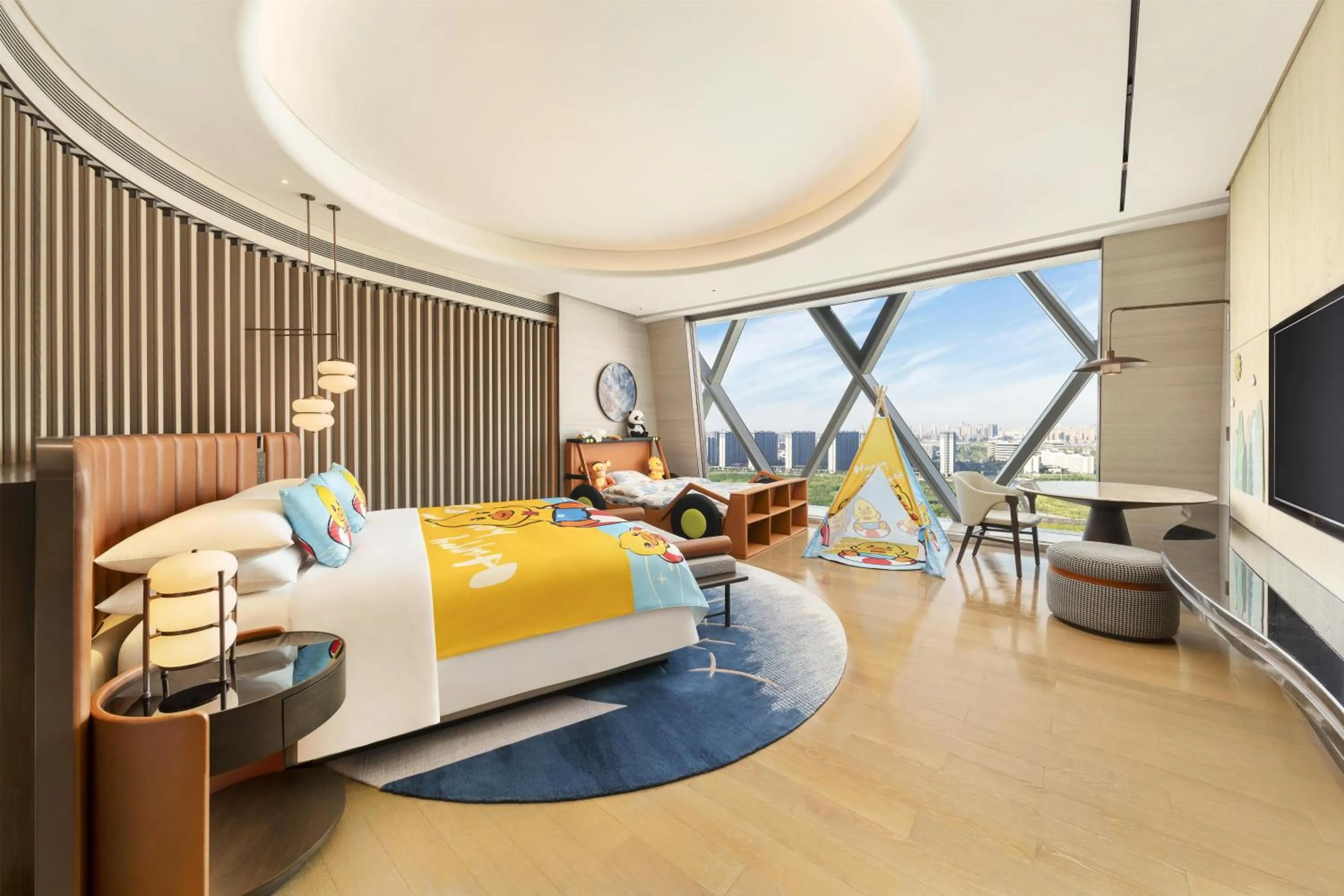 Bed in Hilton Huzhou Nanxun