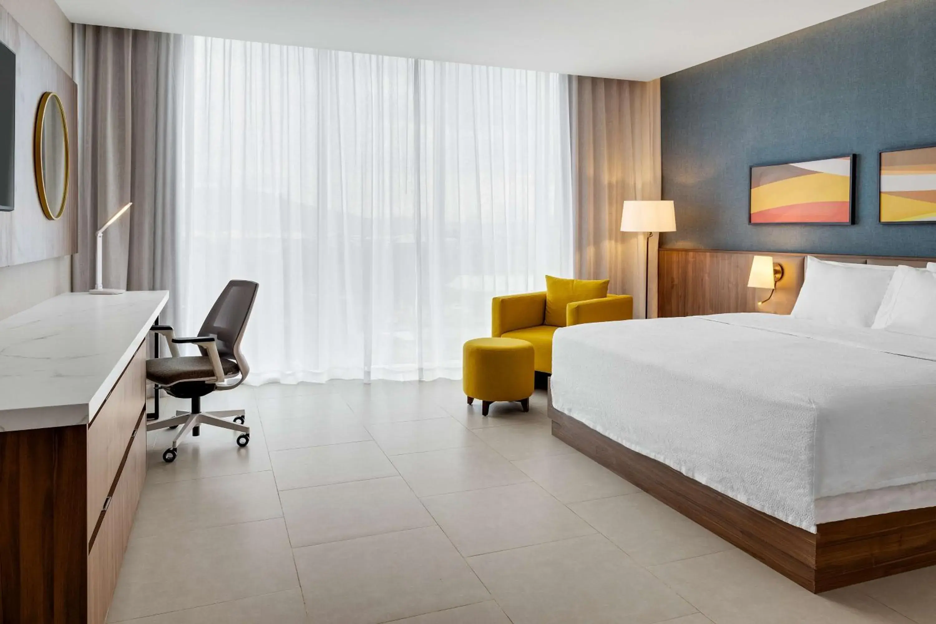 King Room with Roll-In Shower - Mobility Access in Hilton Garden Inn San Jose Airport City Mall King Room with Roll-In Shower - Mobility Access in Hilton Garden Inn San Jose Airport City Mall