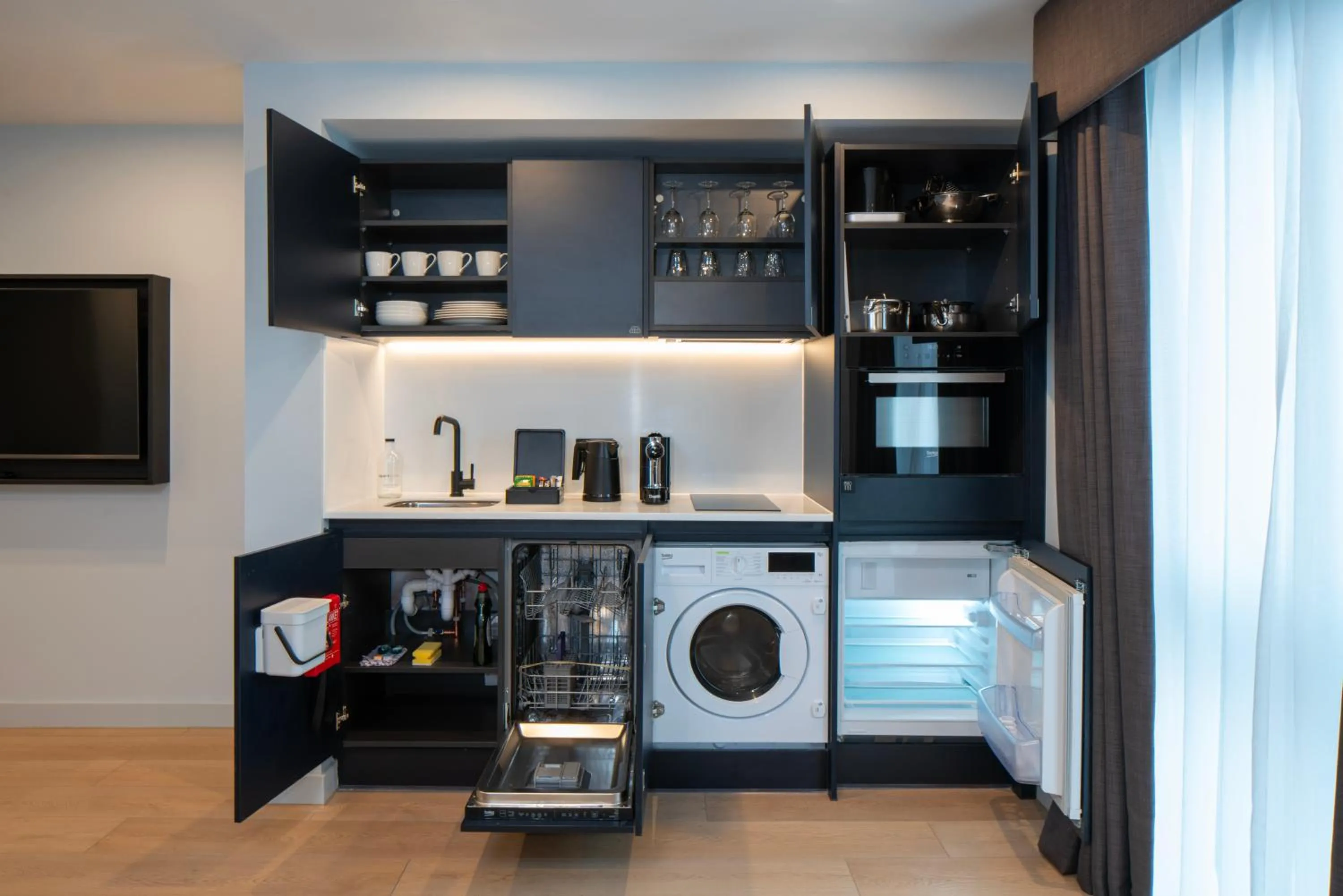 Coffee/tea facilities in Aparthotel Birmingham