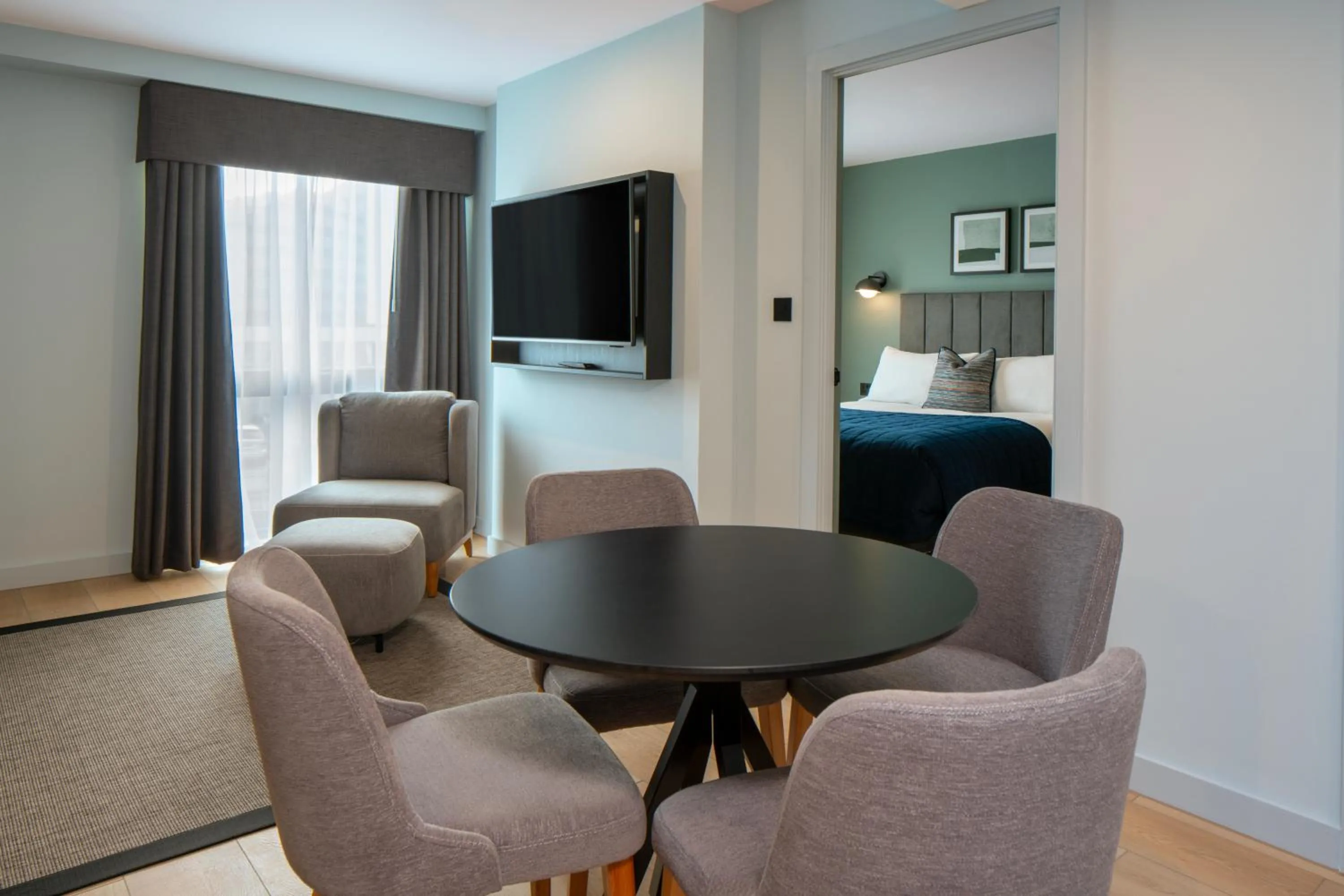 Living room in Aparthotel Birmingham