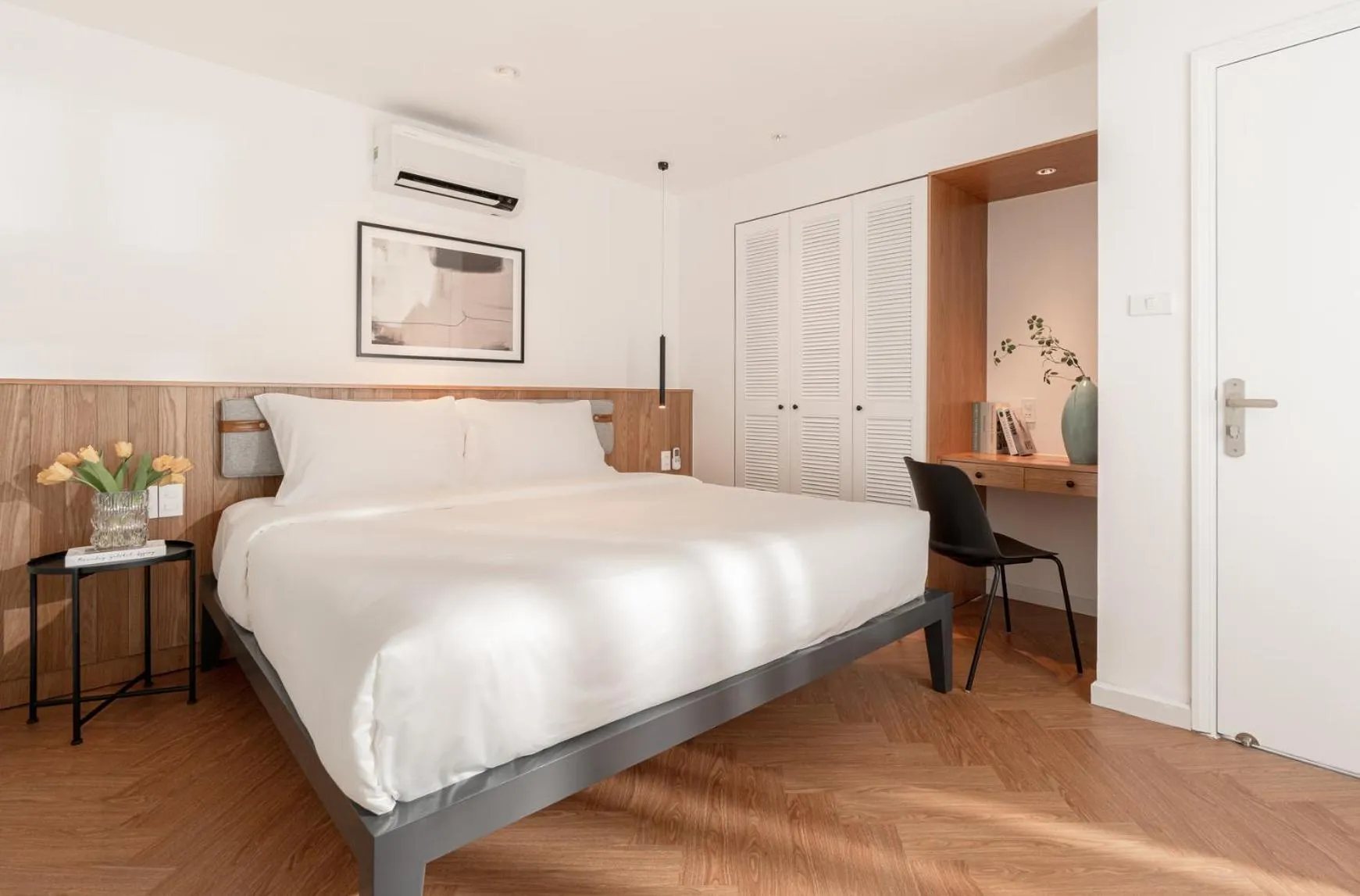 Bed in M Village Hotel Hai Bà Trưng