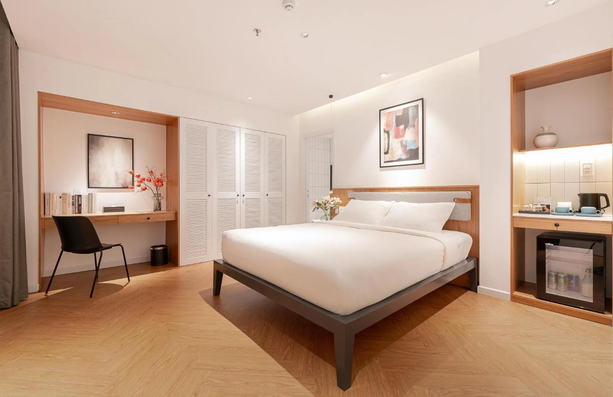 Bed in M Village Hotel Hai Bà Trưng