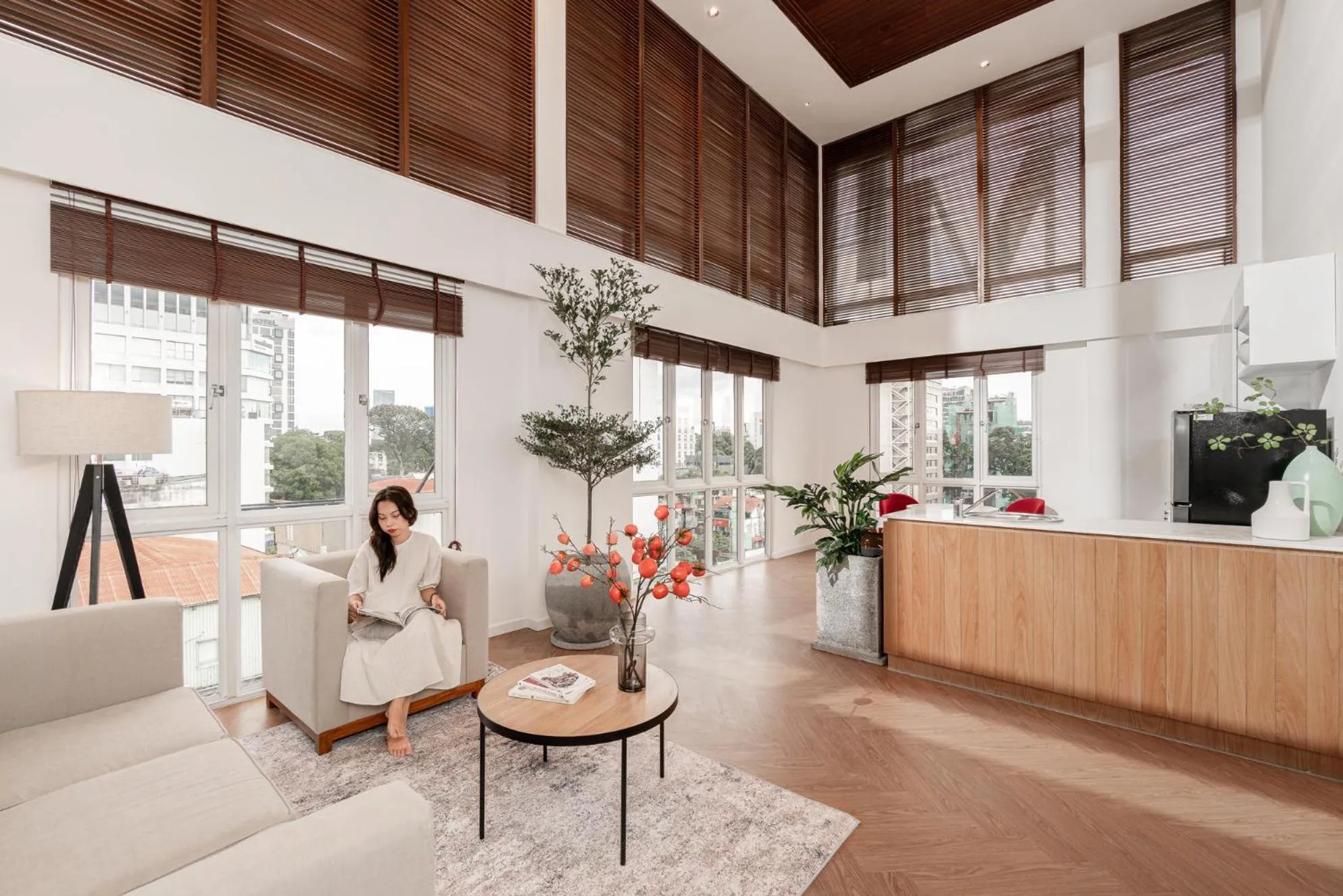 Living room in M Village Hotel Hai Bà Trưng