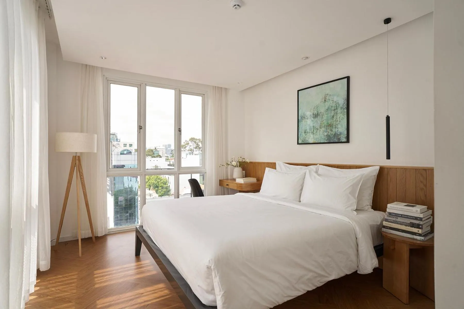 Bed in M Village Hotel Hai Bà Trưng