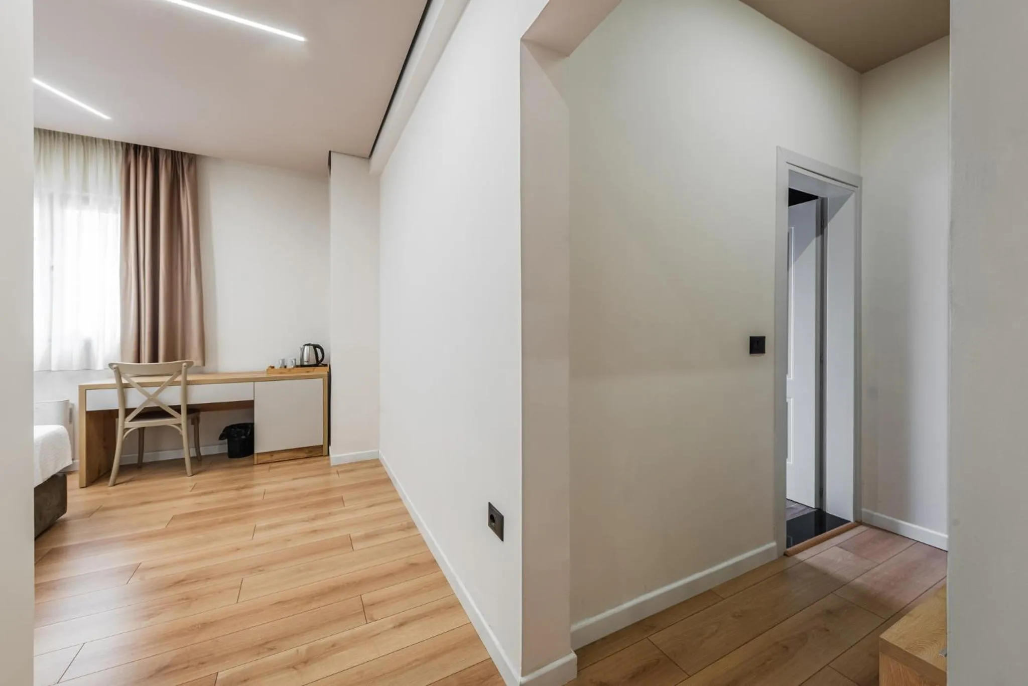 View (from property/room), Bed in Relax Inn Hotel Durres