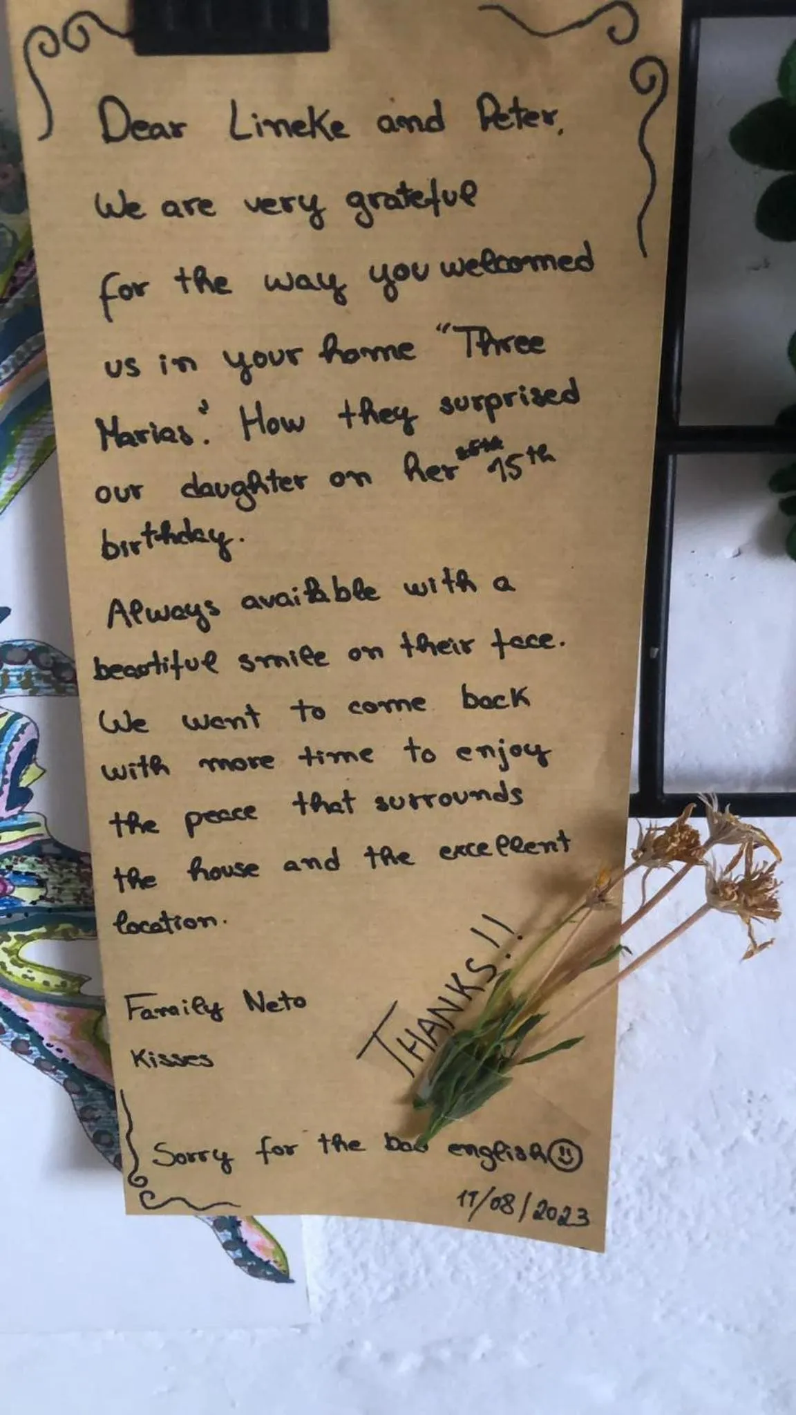 Guests in House Of The Three Marias