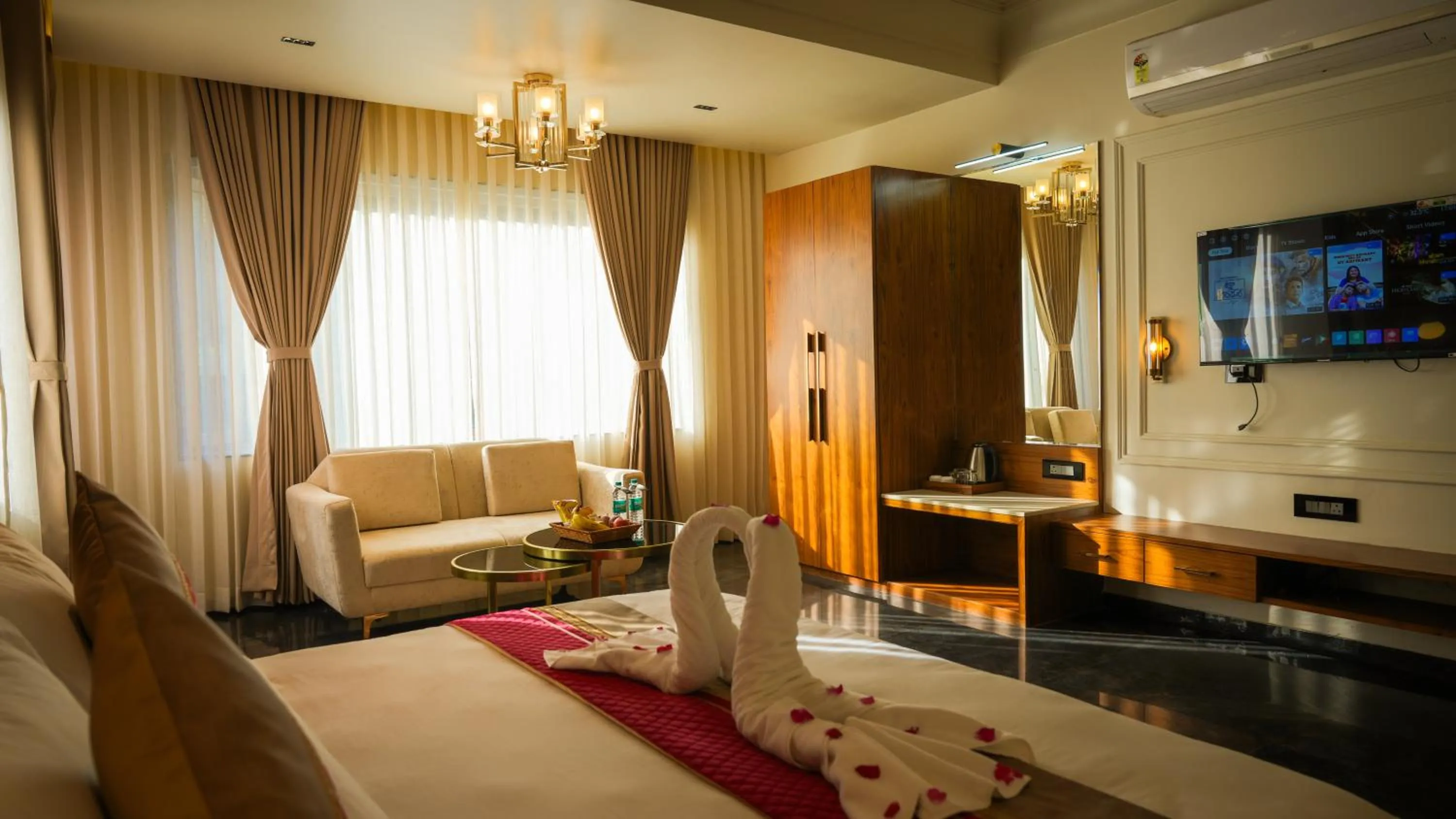 Bed in THE LOVE PASSION KARMA CLUB & RESORT