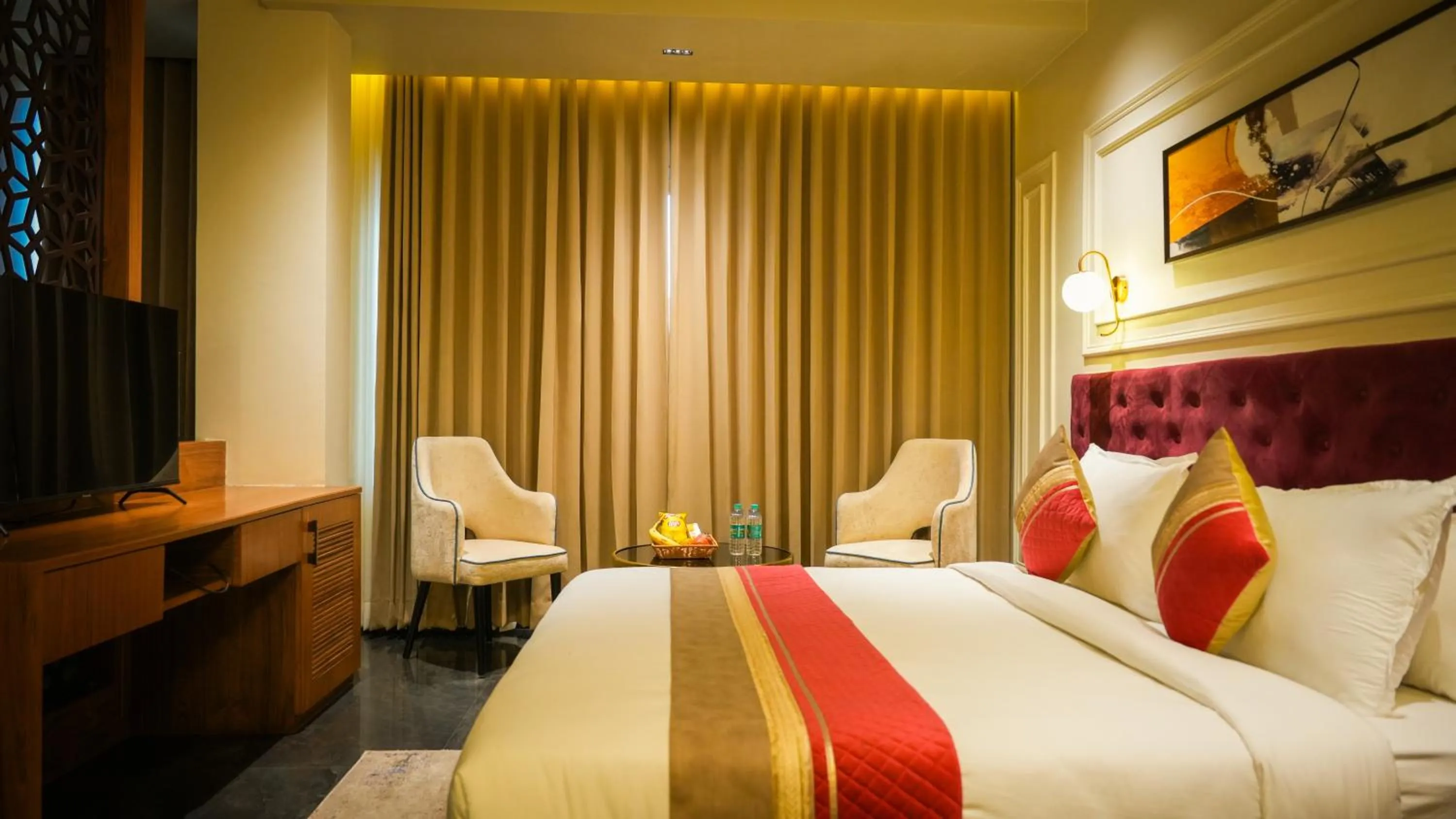 Bed in THE LOVE PASSION KARMA CLUB & RESORT