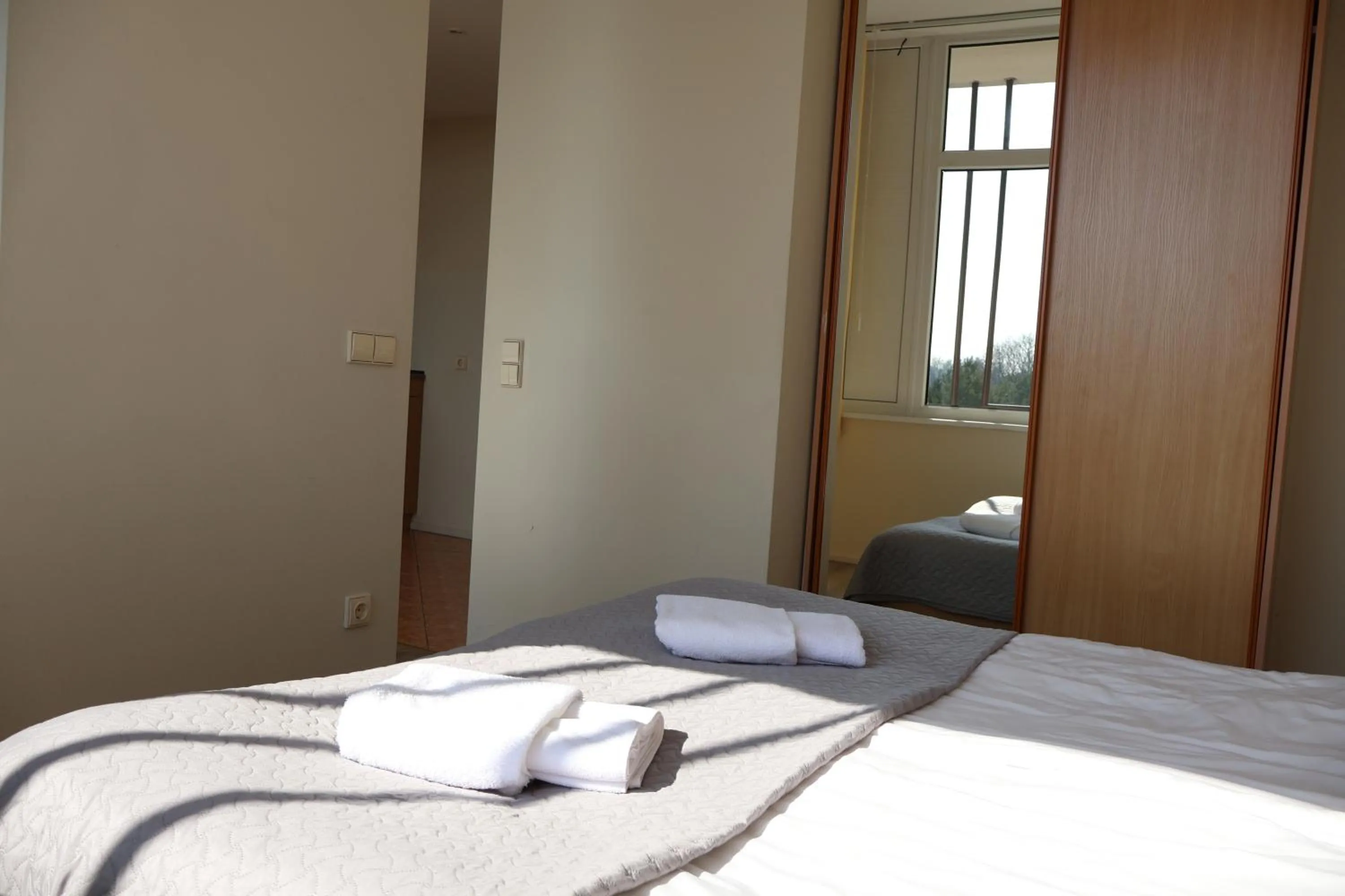 Bed in Palangos Dailė Self Check-in