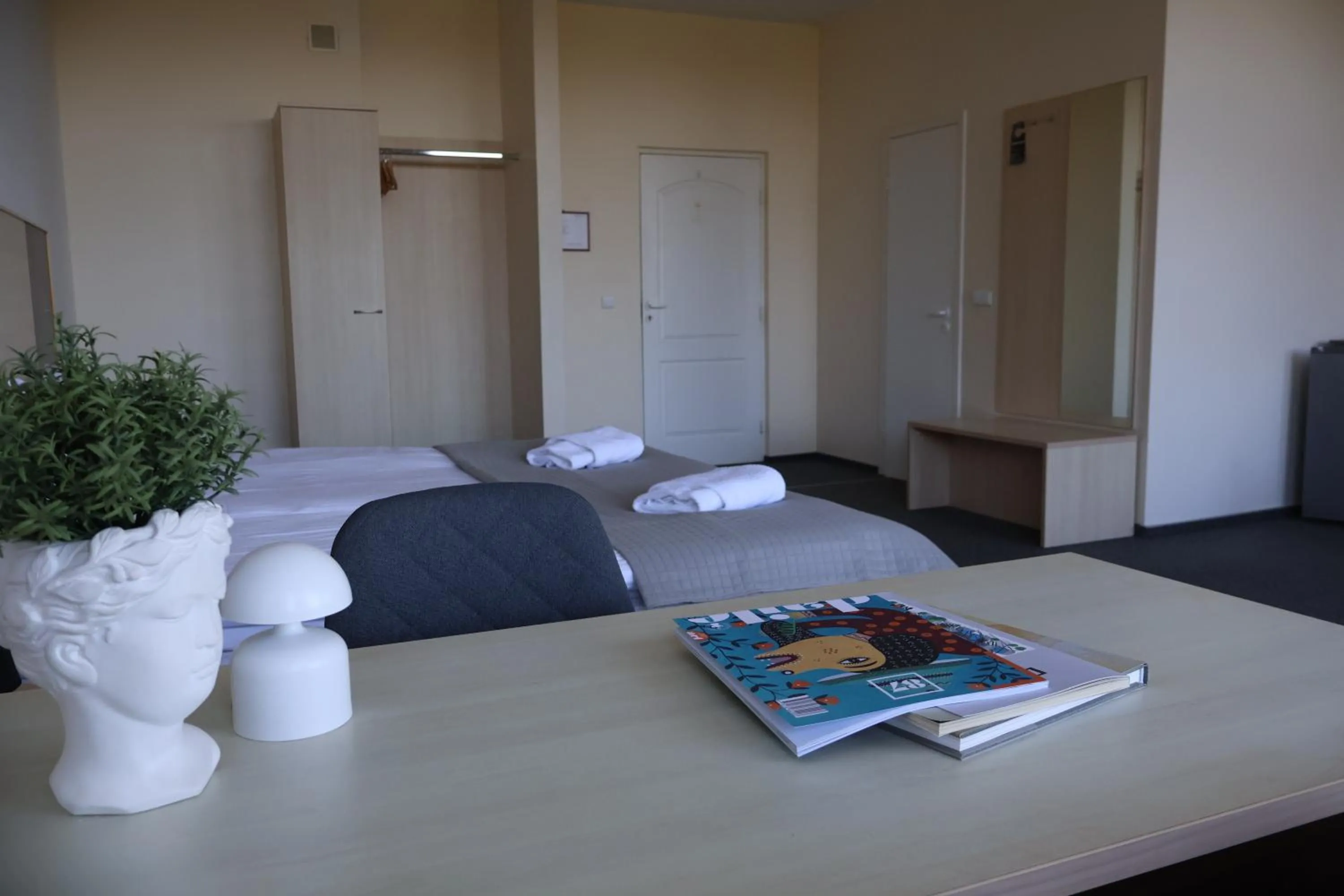 Bed in Palangos Dailė Self Check-in