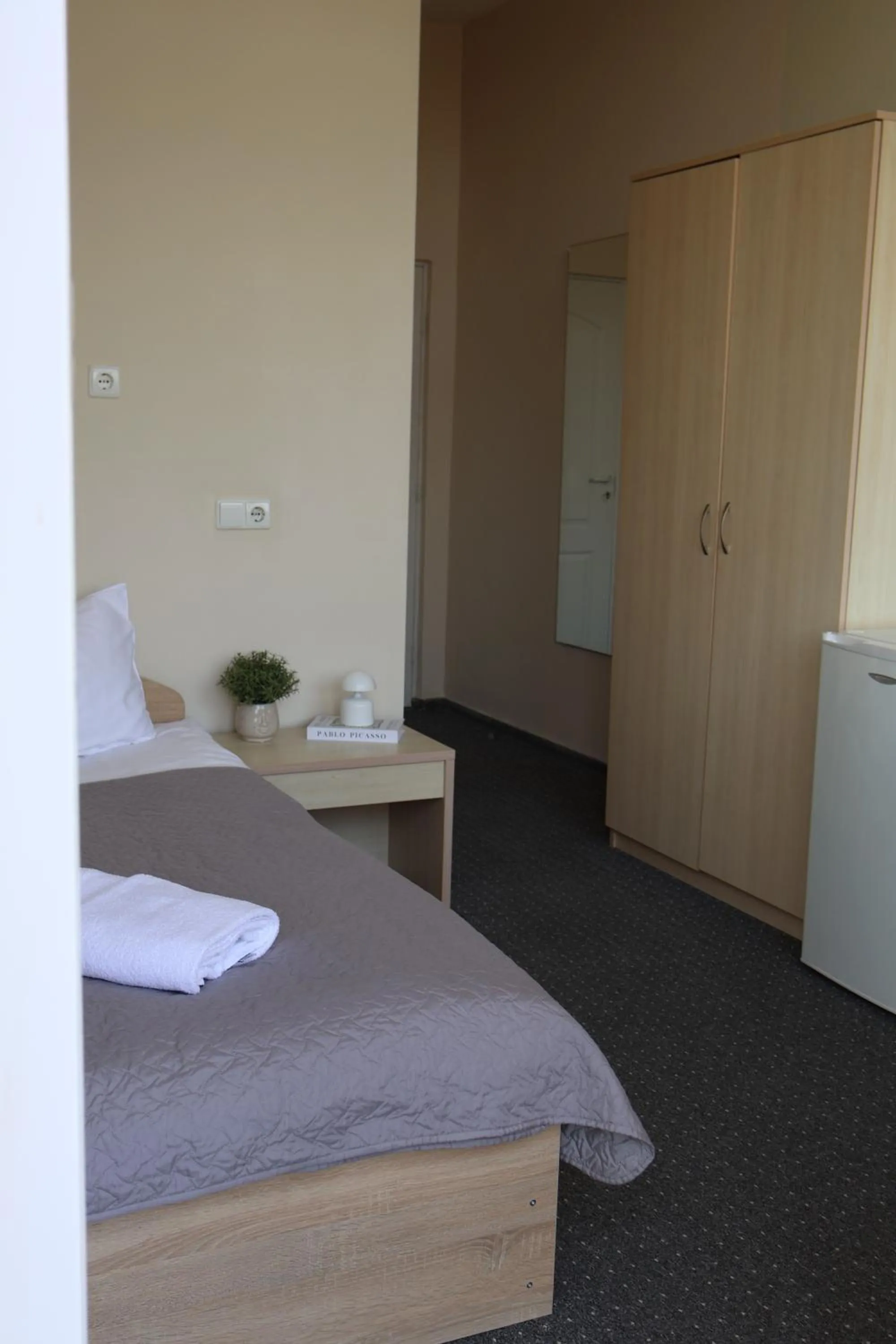 Bed in Palangos Dailė Self Check-in