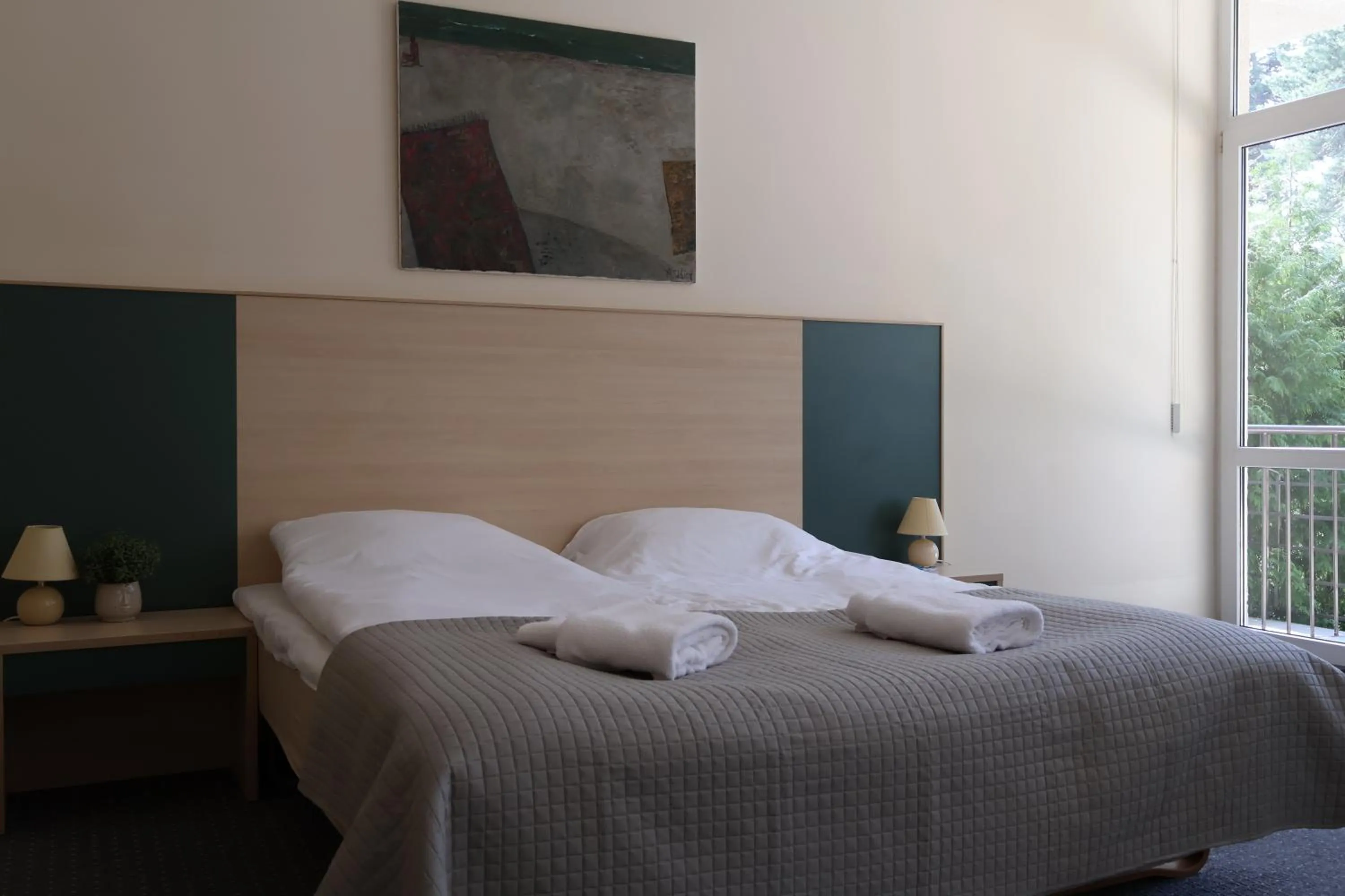 Bed in Palangos Dailė Self Check-in