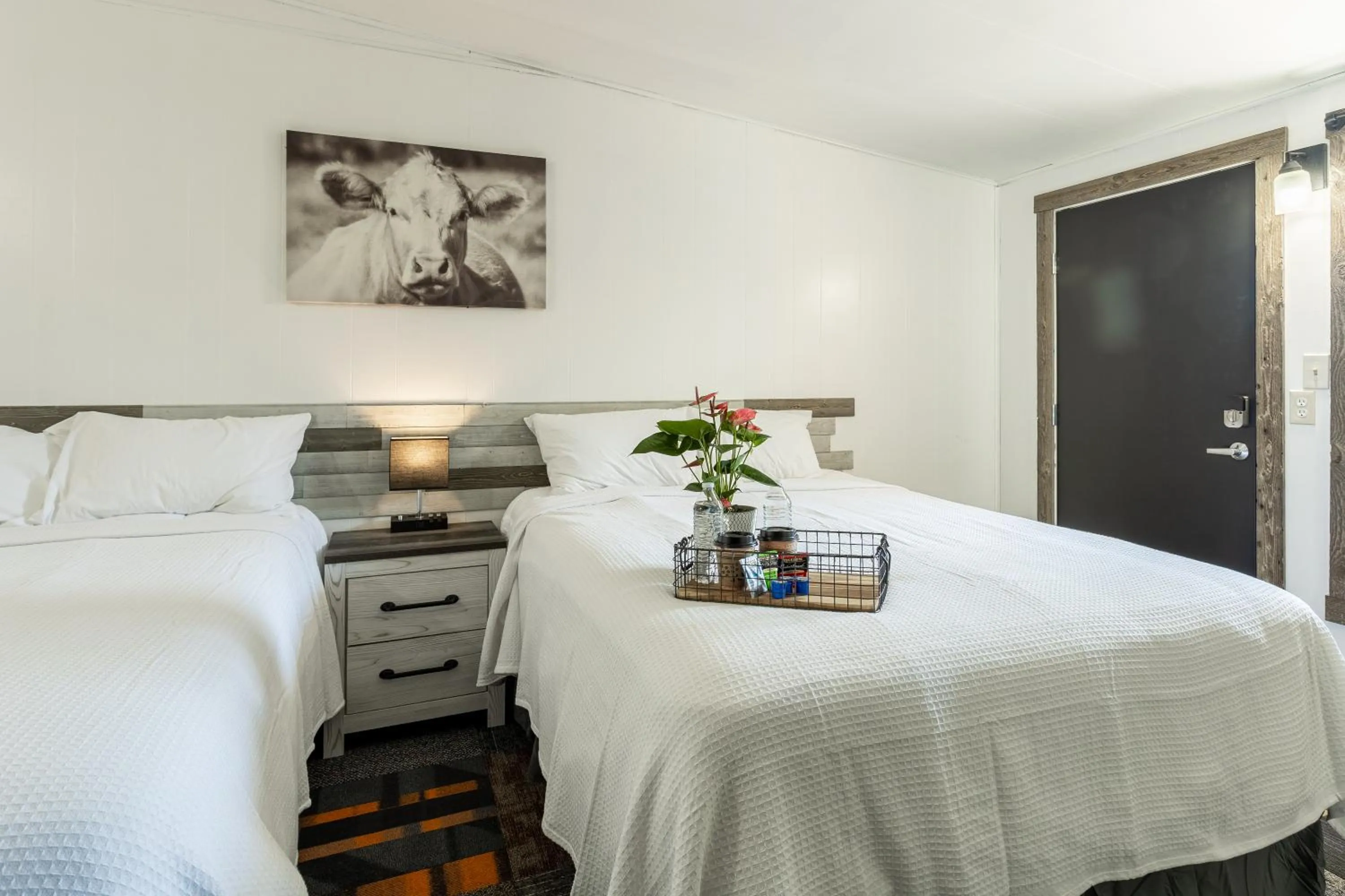 Bed in Copperhead Lodge