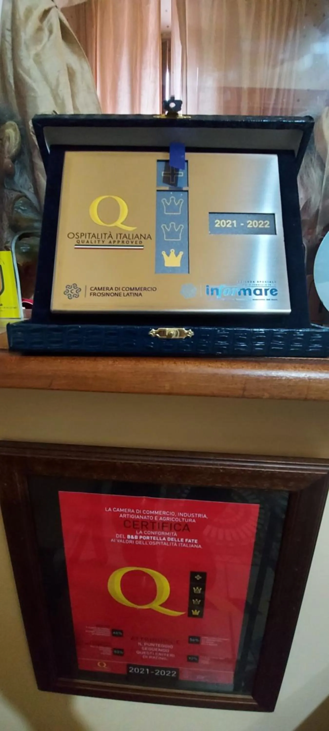 Logo/Certificate/Sign in Portella delle Fate