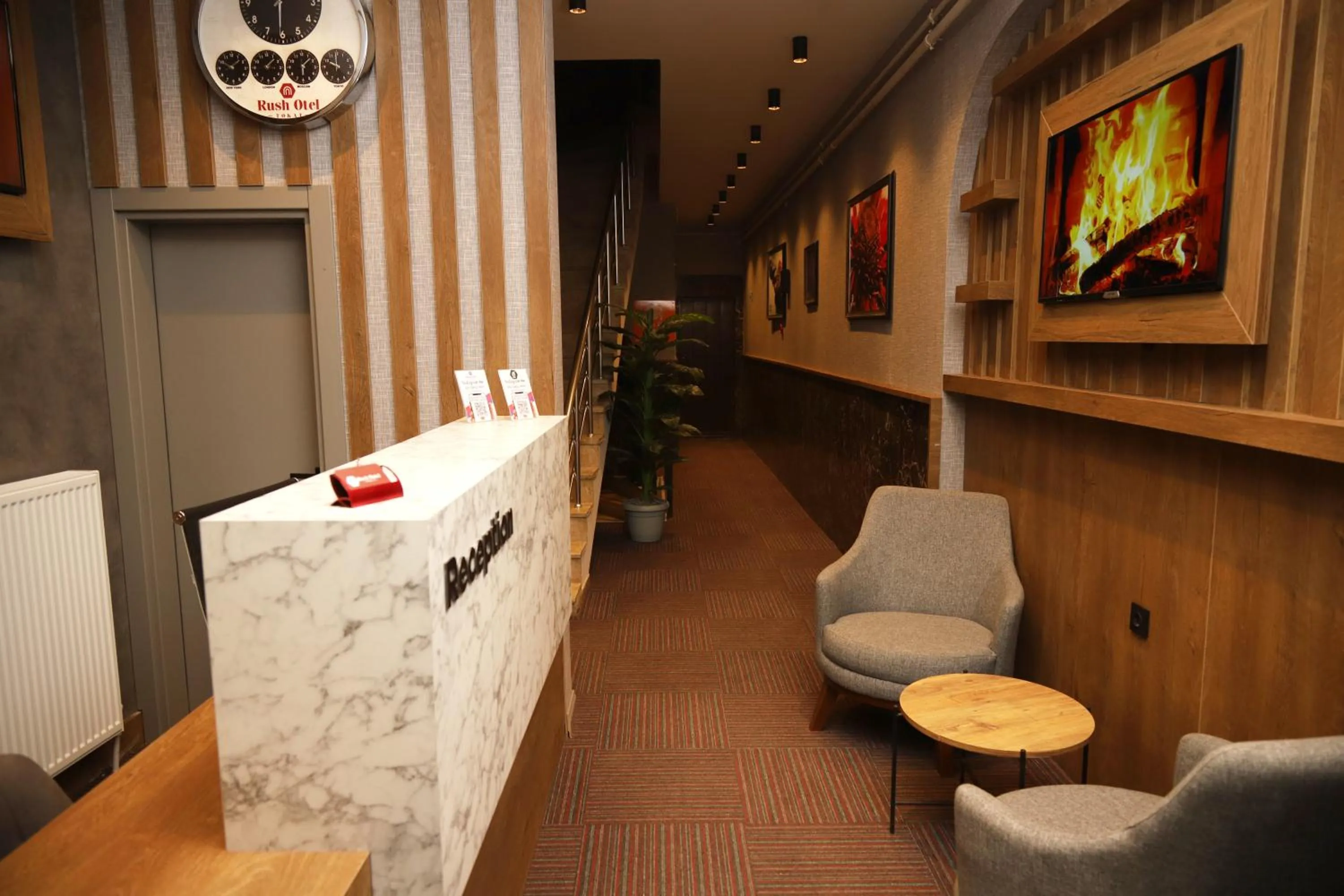 Lobby or reception in Rush Hotel Tokat