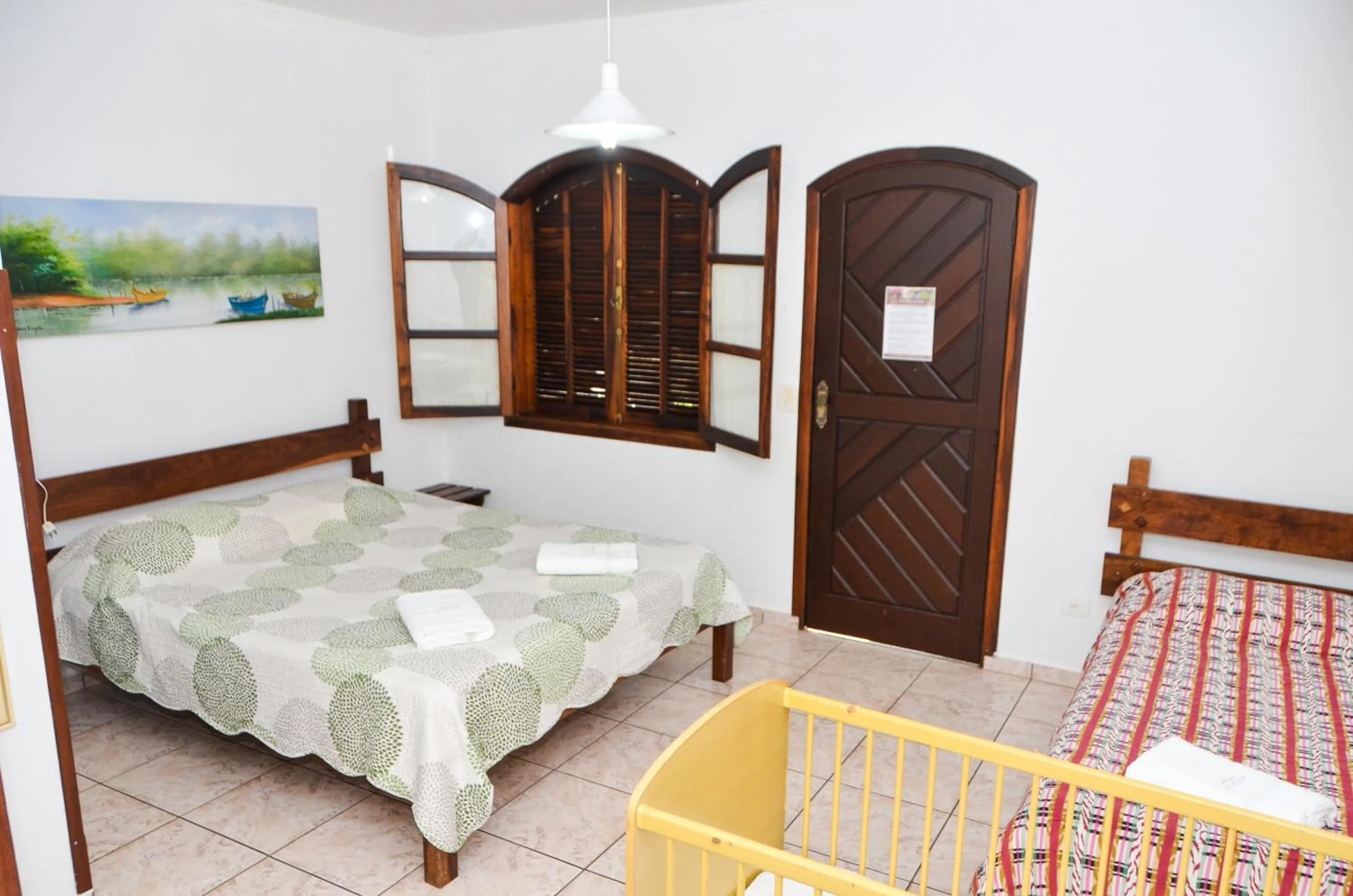 Bed in Hotel Fazenda Villa Galicia