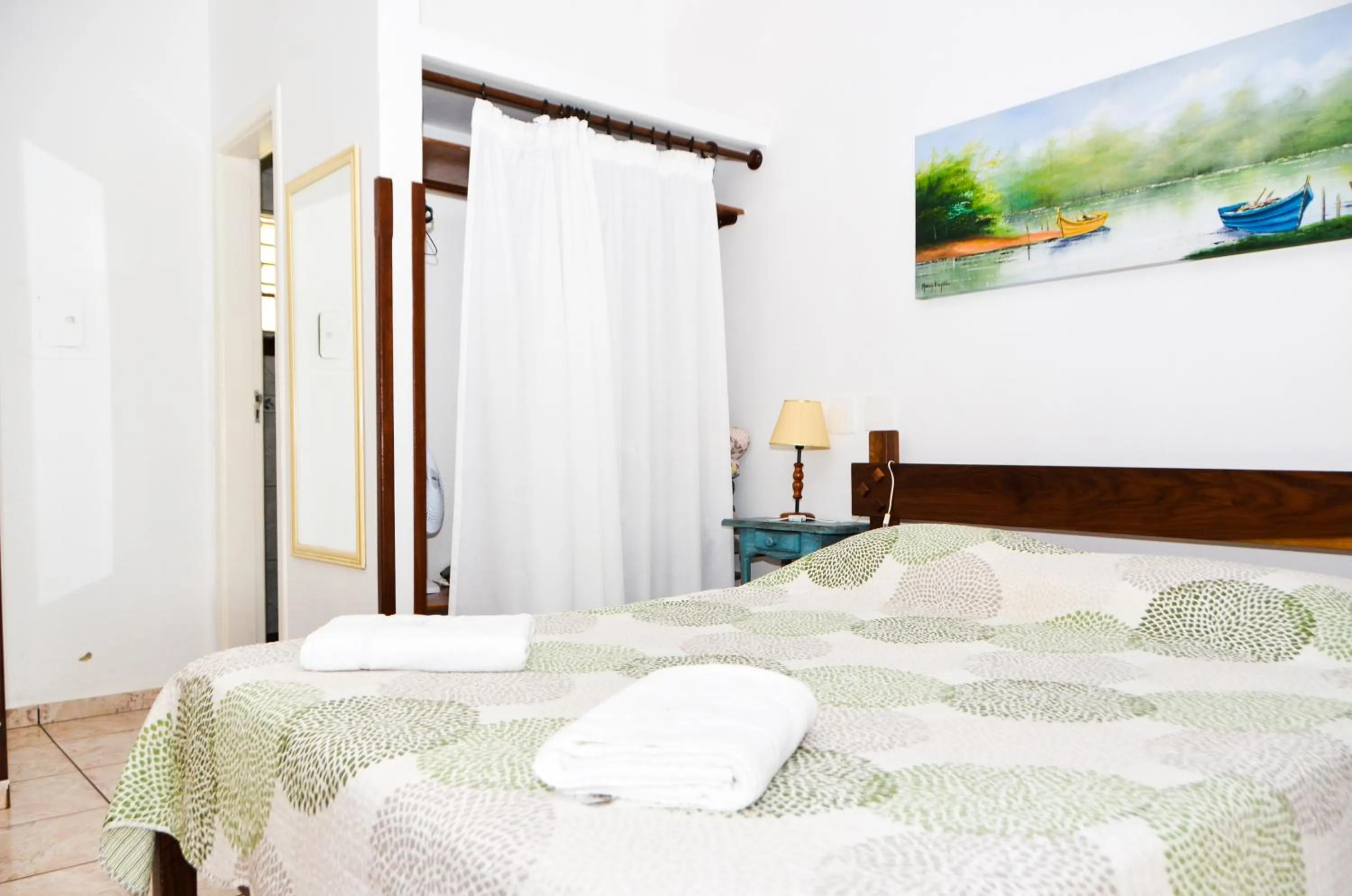 Bed in Hotel Fazenda Villa Galicia