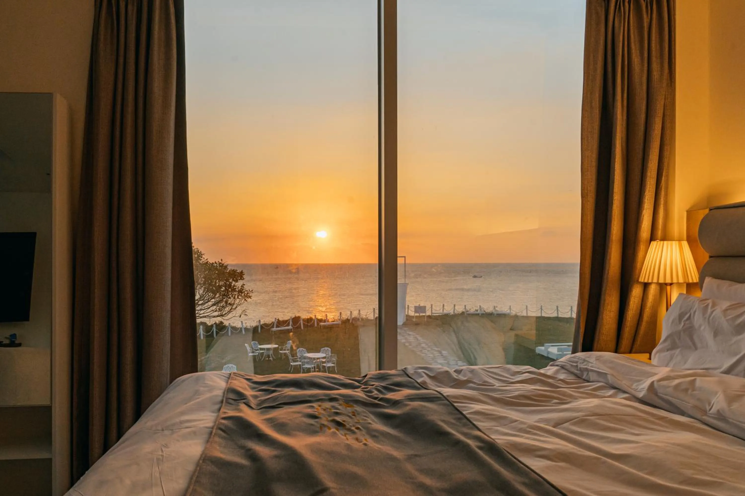 Bed in Haeilri Pool&SPA Hotel