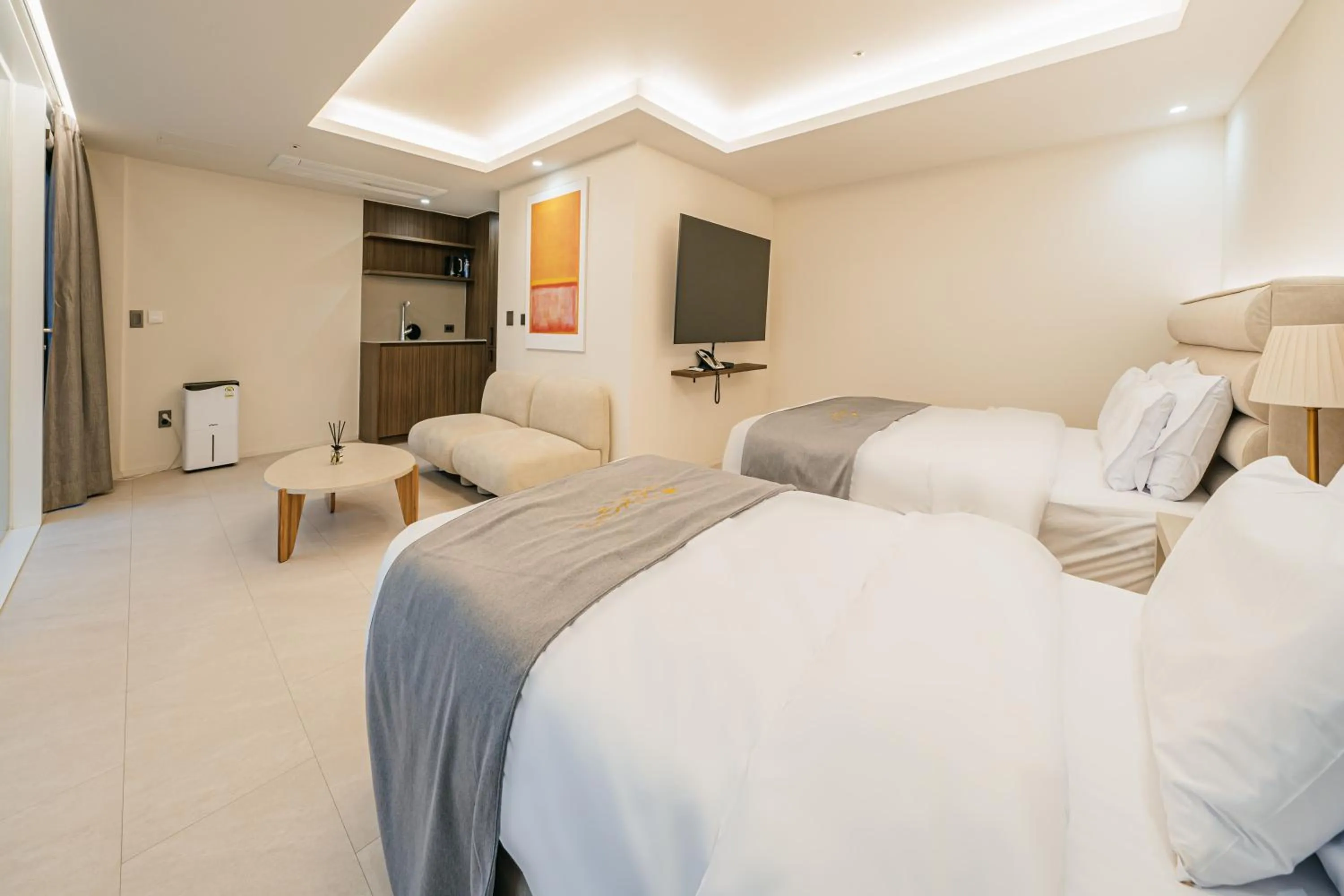 Bed in Haeilri Pool&SPA Hotel