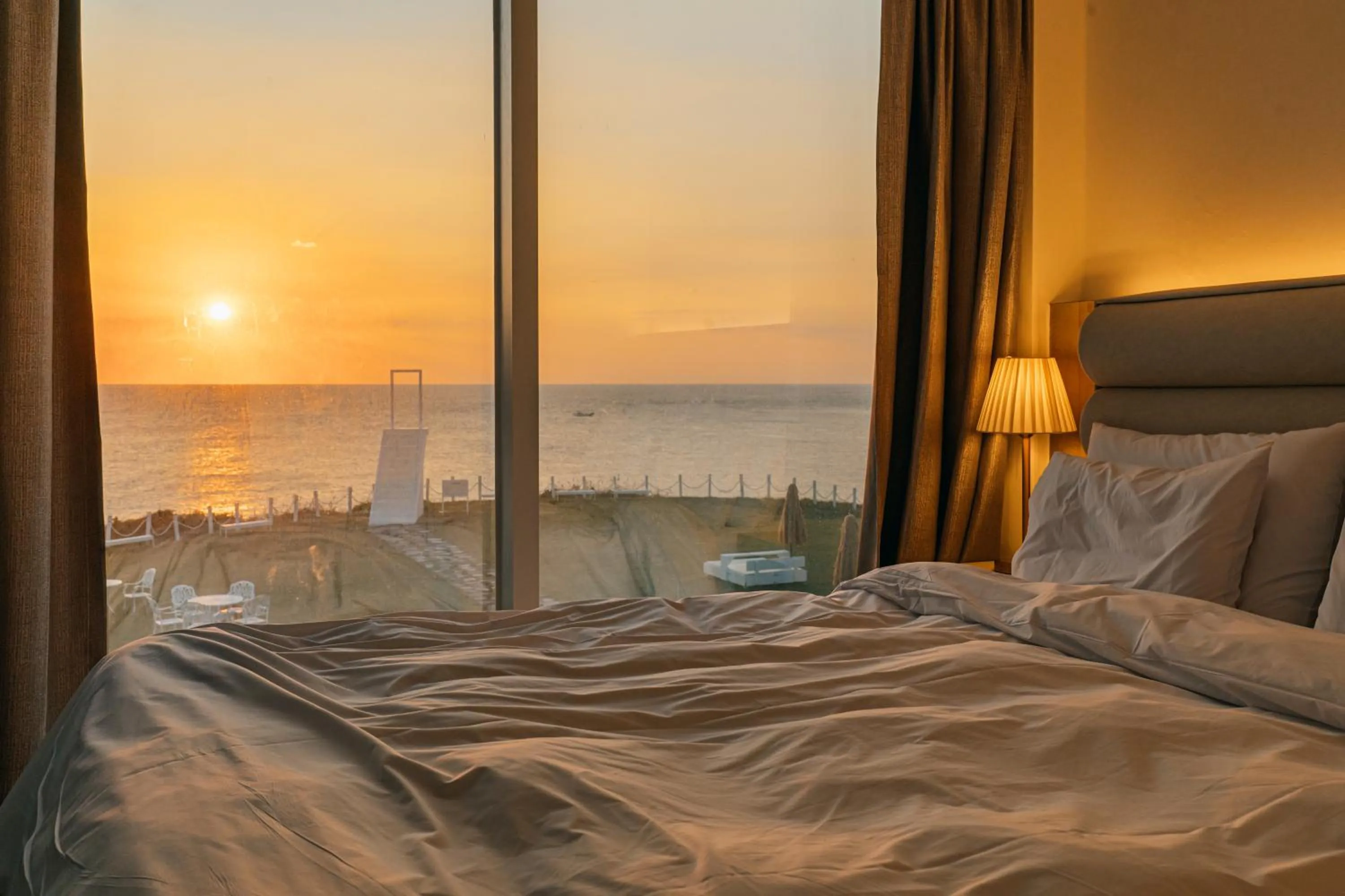 Bed in Haeilri Pool&SPA Hotel